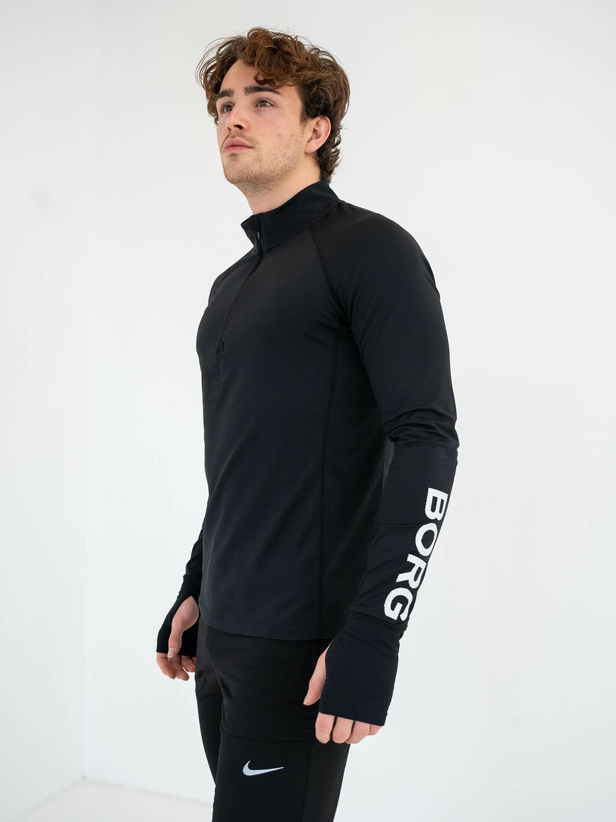 Björn Borg Borg Midlayer Half Zip Black