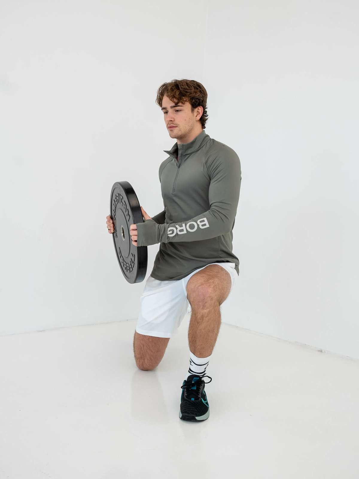 Björn Borg Borg Midlayer Half Zip Castor grey