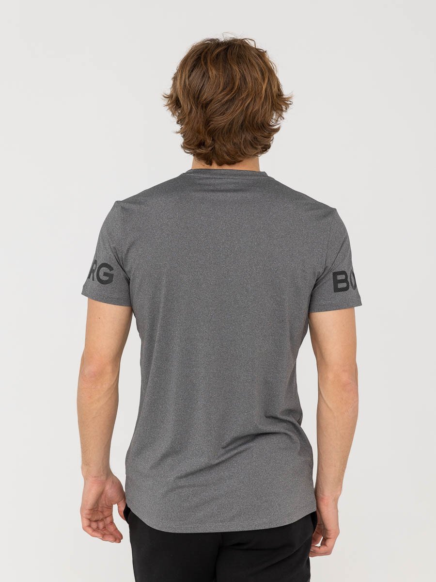 Björn Borg Borg T-Shirt Dark Grey Melange