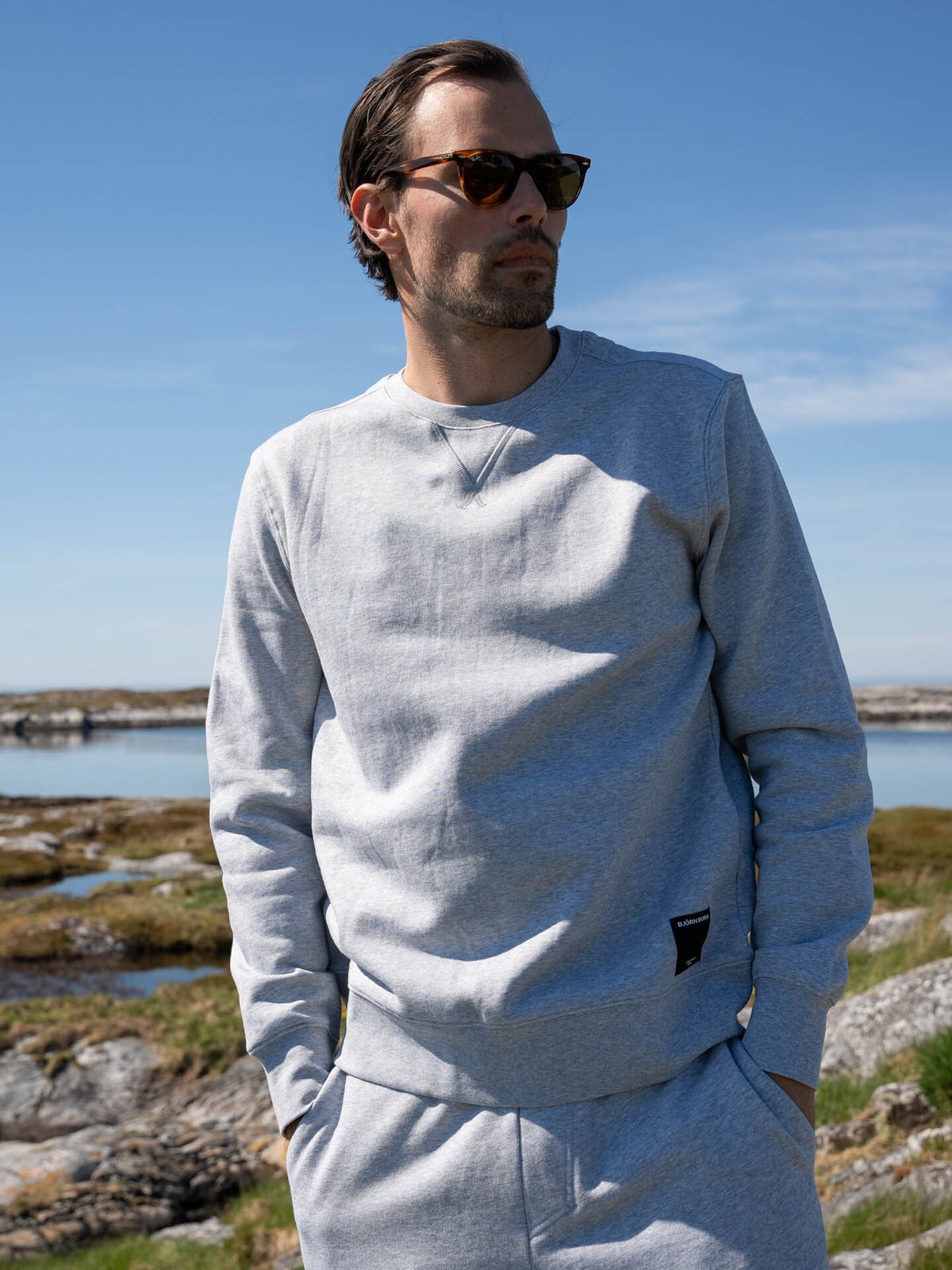 Björn Borg Centre Crew Light Grey Melange
