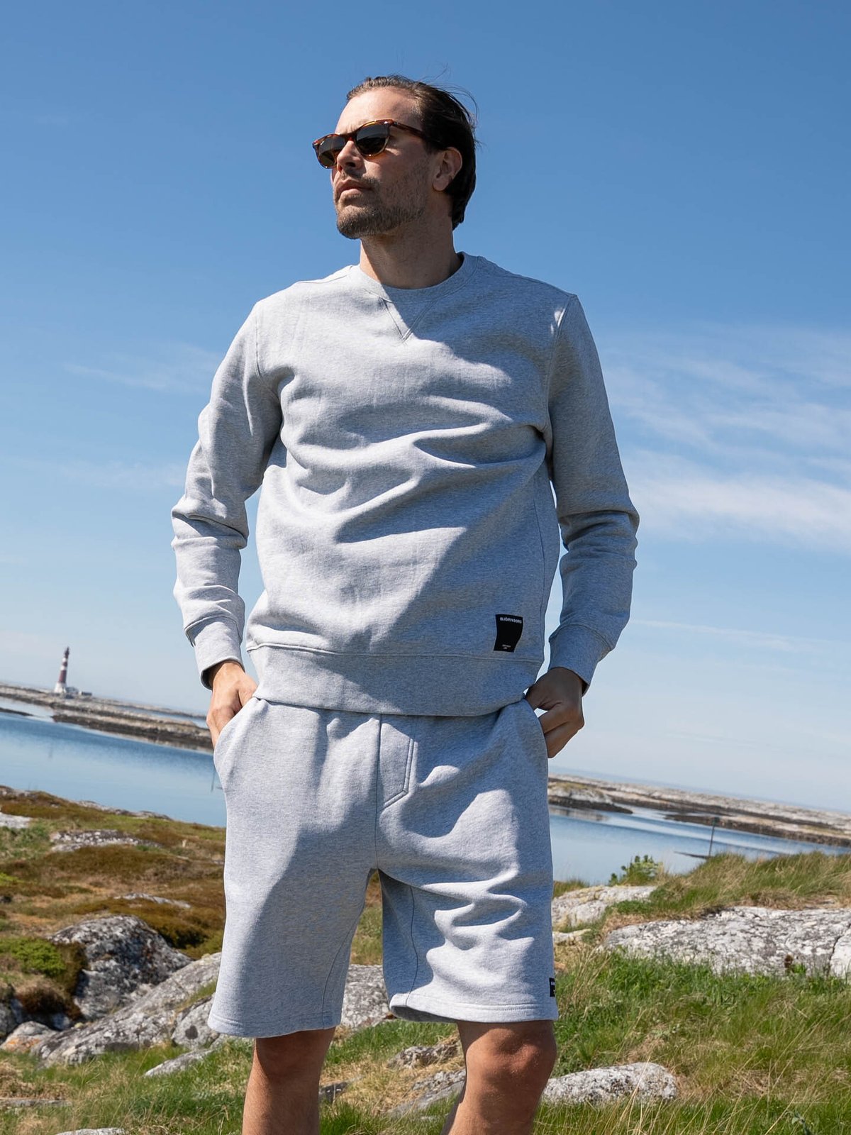 Björn Borg Centre Crew Light Grey Melange