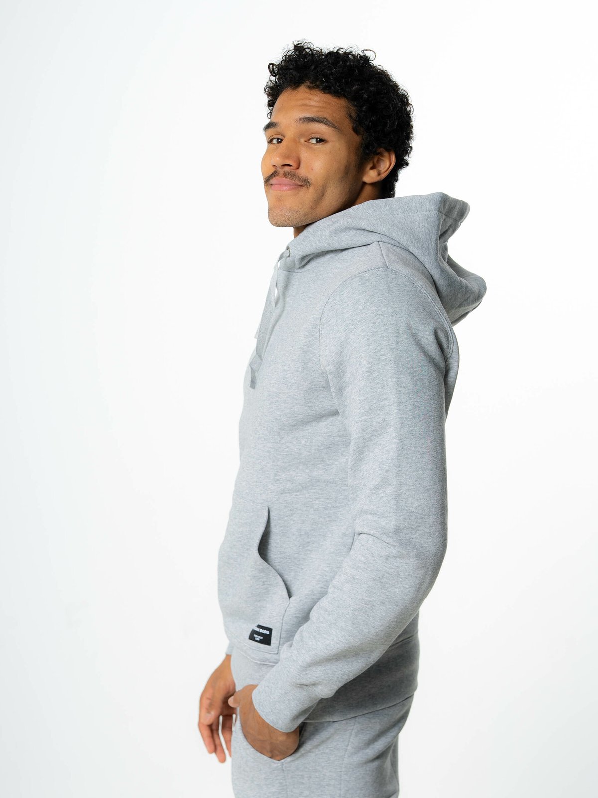 Björn Borg Centre Hoodie Light Grey Melange