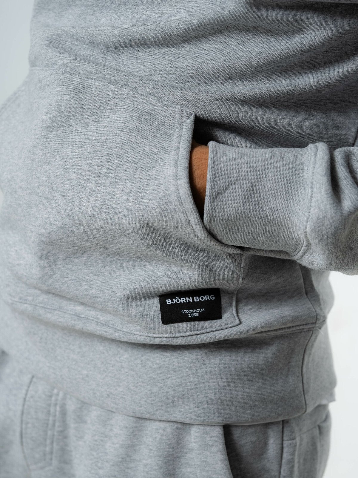 Björn Borg Centre Hoodie Light Grey Melange