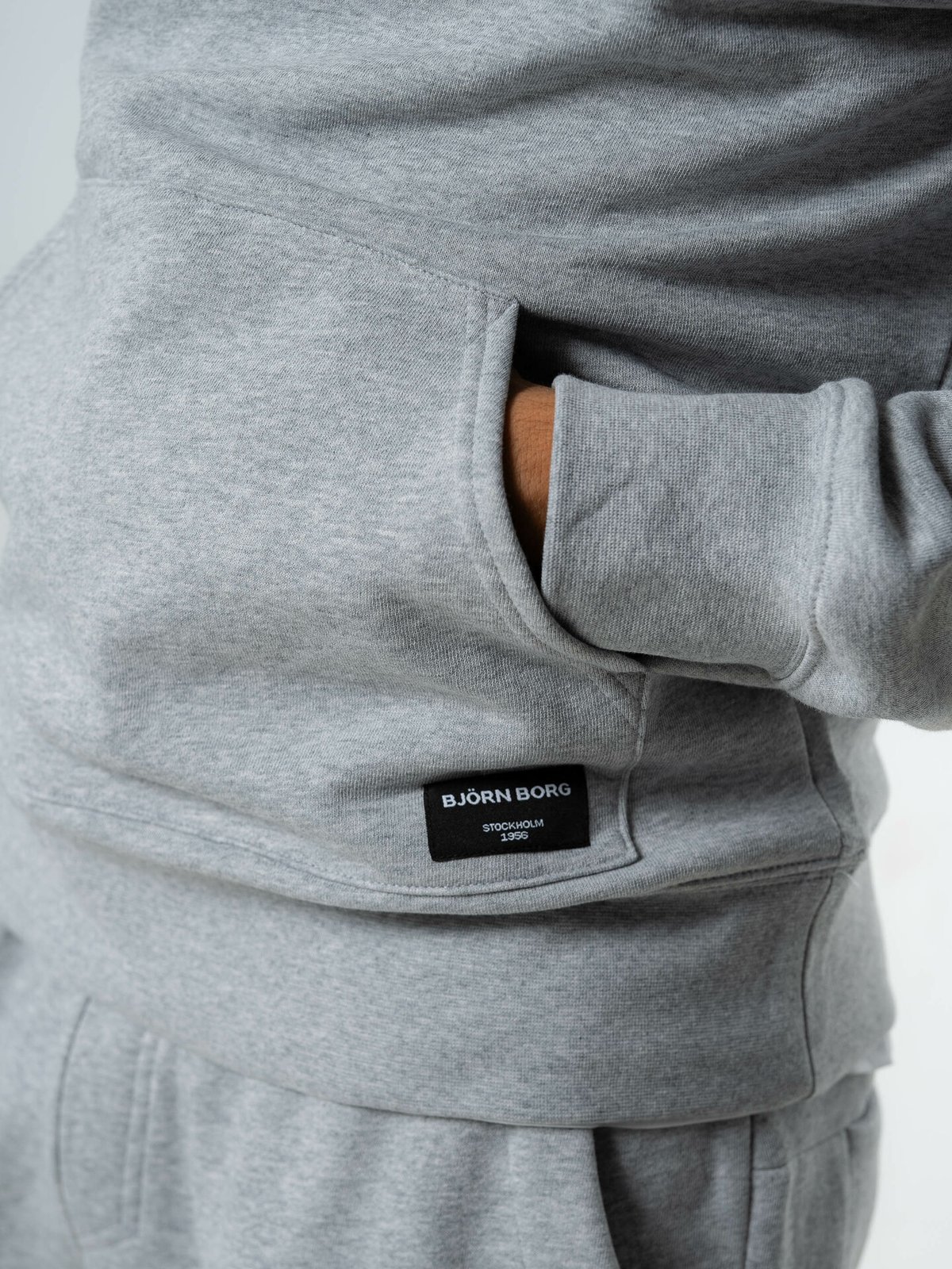 Björn Borg Centre Hoodie Light Grey Melange