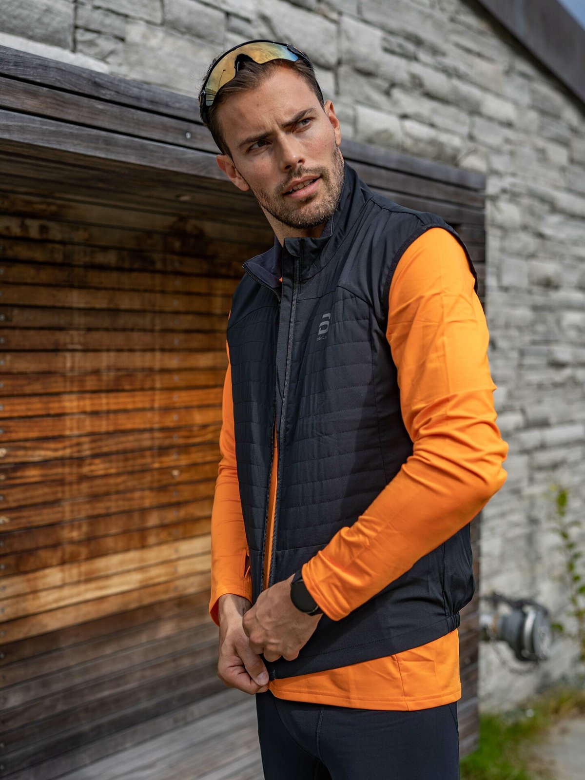 Dæhlie Vest Run Black