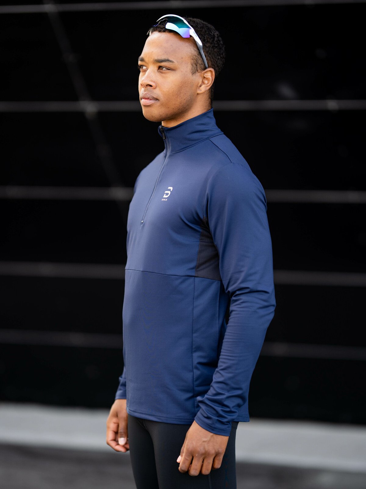 Dæhlie Long Sleeve Run Navy