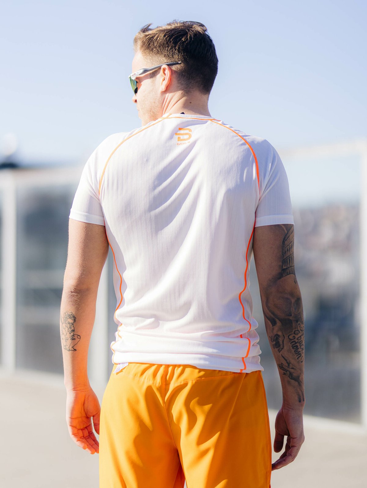 Dæhlie Endurance Tech T-Shirt M Shocking Orange