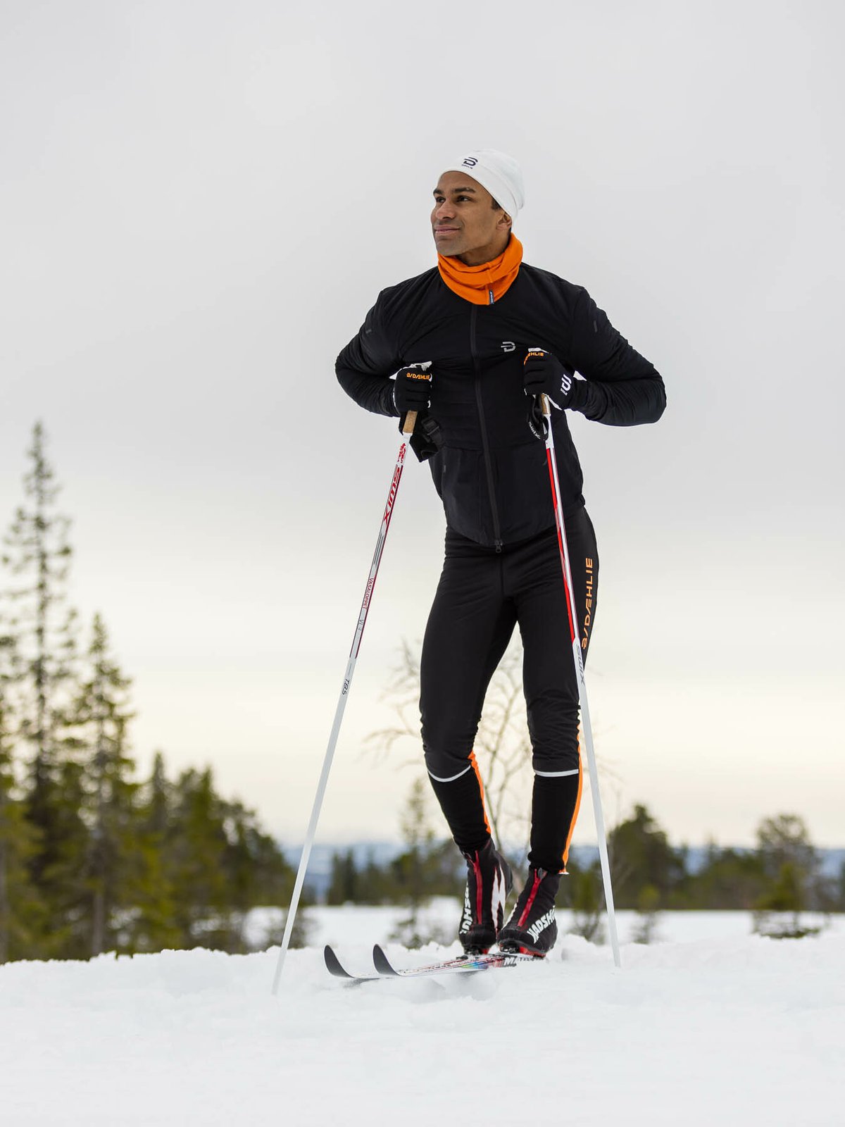 Dæhlie Tights Winter Wool 2.0 Shocking Orange - Get Inspired Exclusive Collection