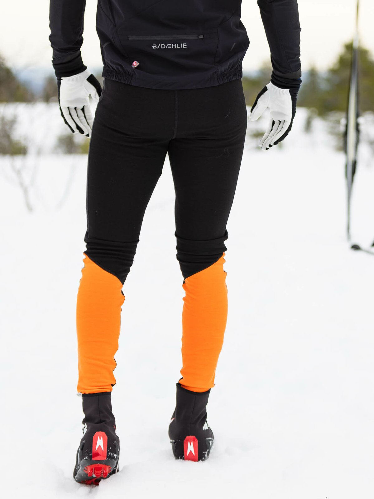 Dæhlie Tights Winter Wool 2.0 Shocking Orange - Get Inspired Exclusive Collection