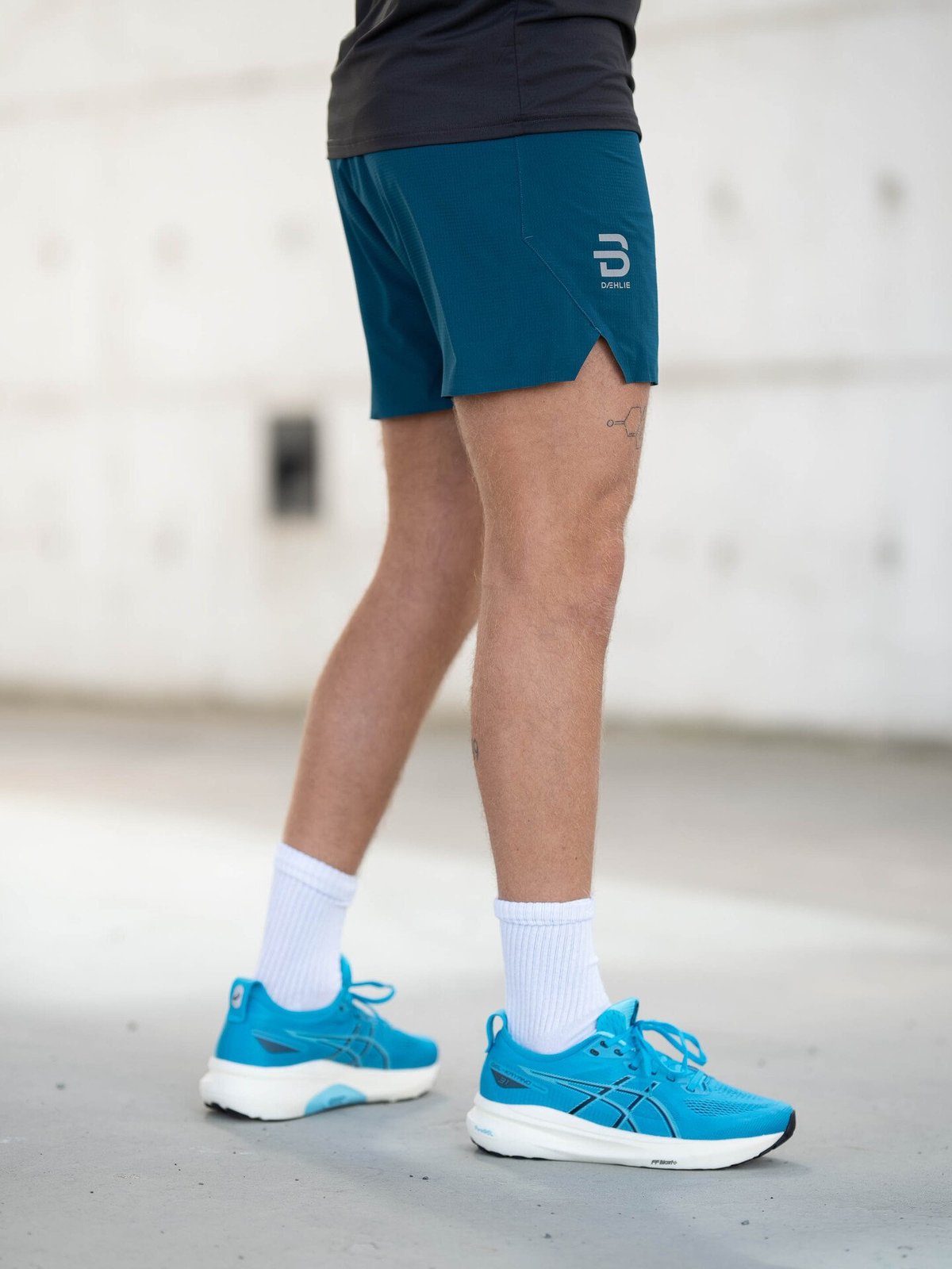 Dæhlie Shorts Swift 4" Teal Blue