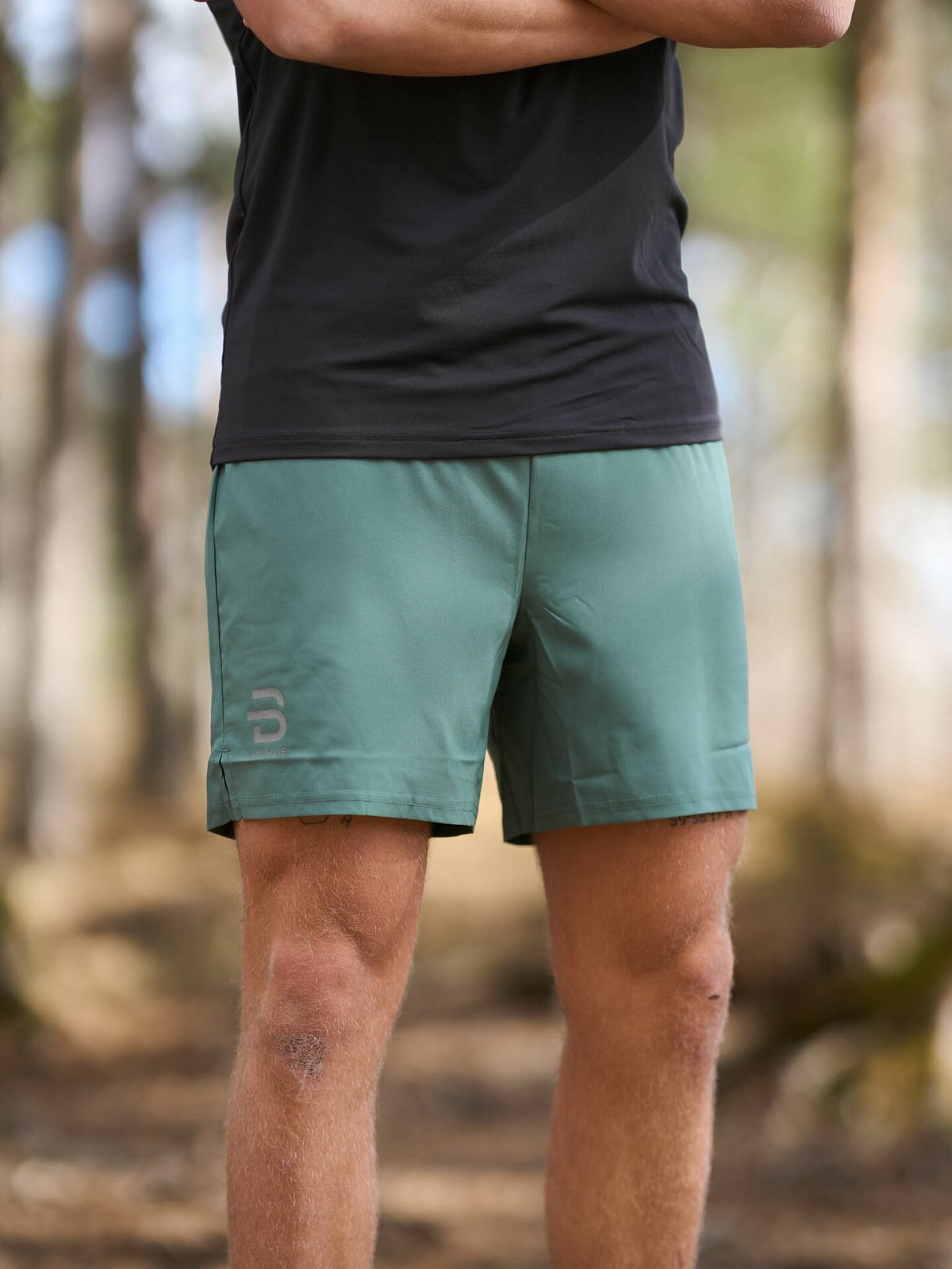 Dæhlie Shorts Run 2in1 Forest Green