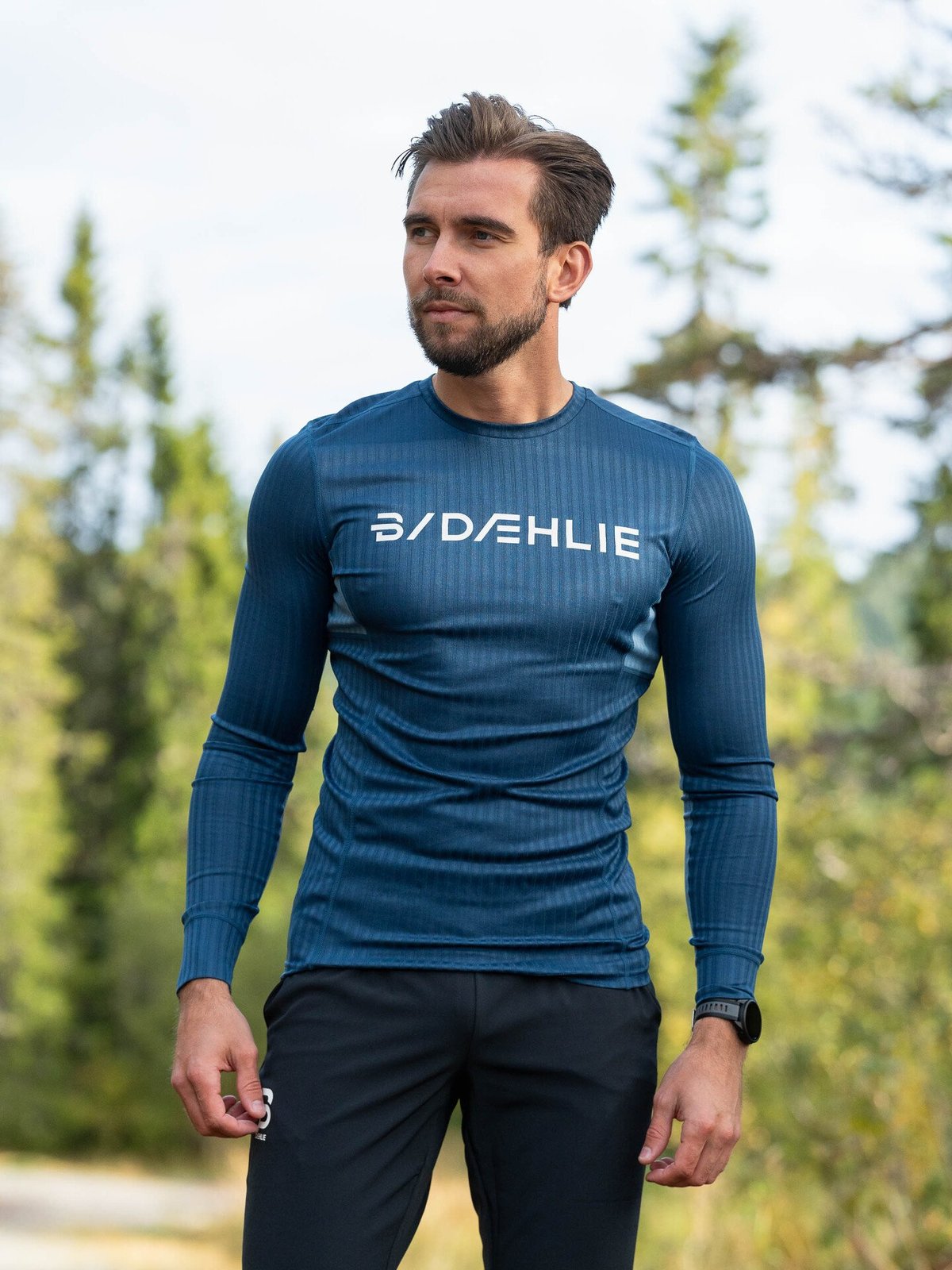 Dæhlie Training Tech Long Sleeve Moonstone Blue