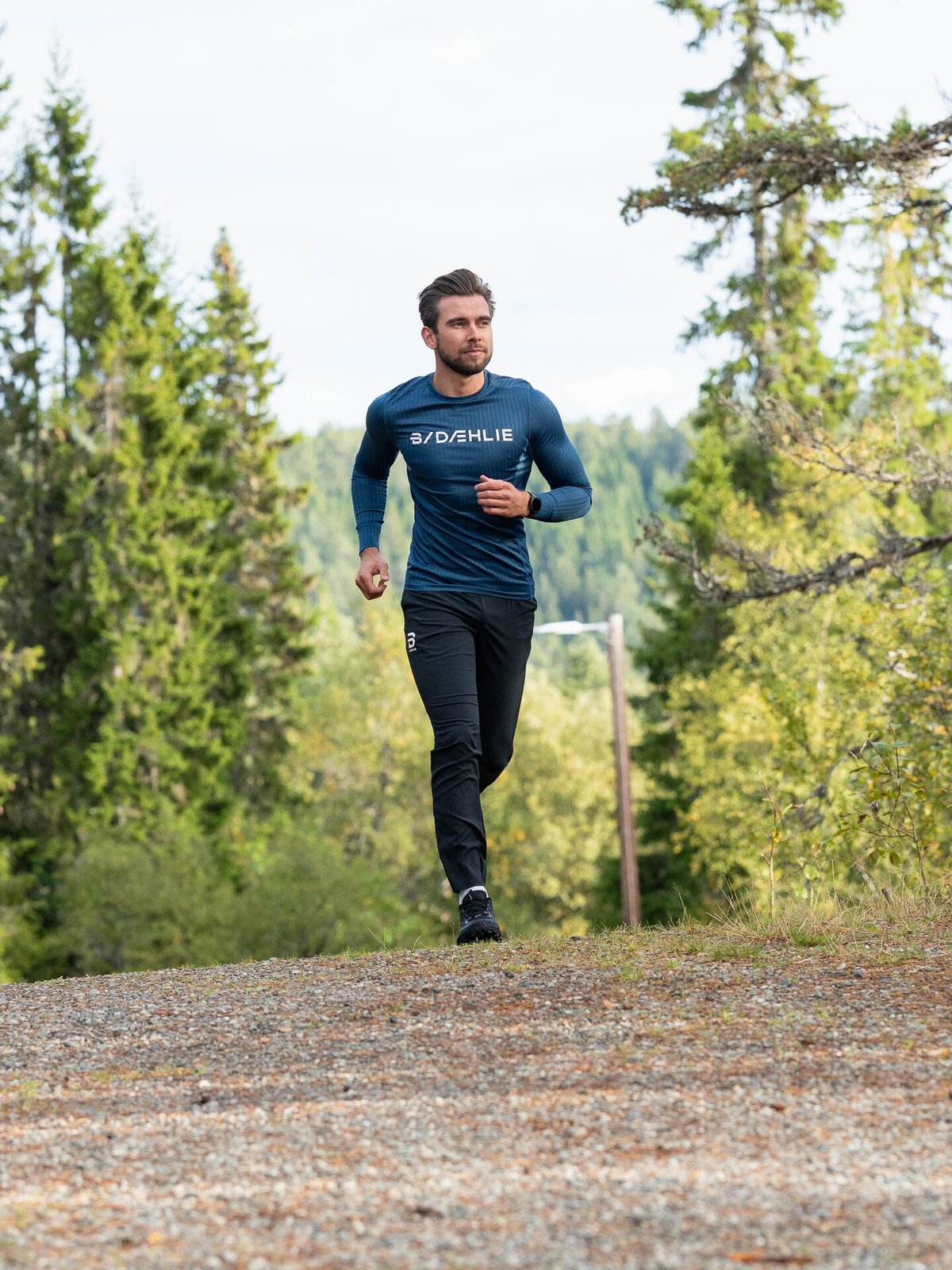 Dæhlie Training Tech Long Sleeve Moonstone Blue