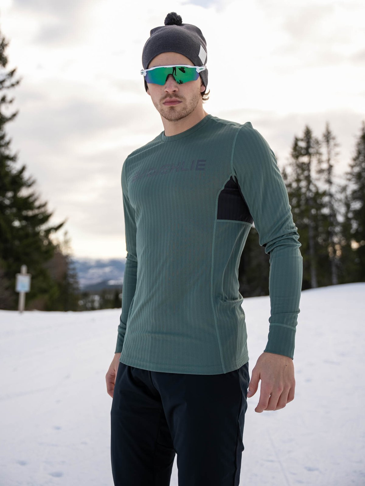 Dæhlie Training Tech Long Sleeve Dark Forest