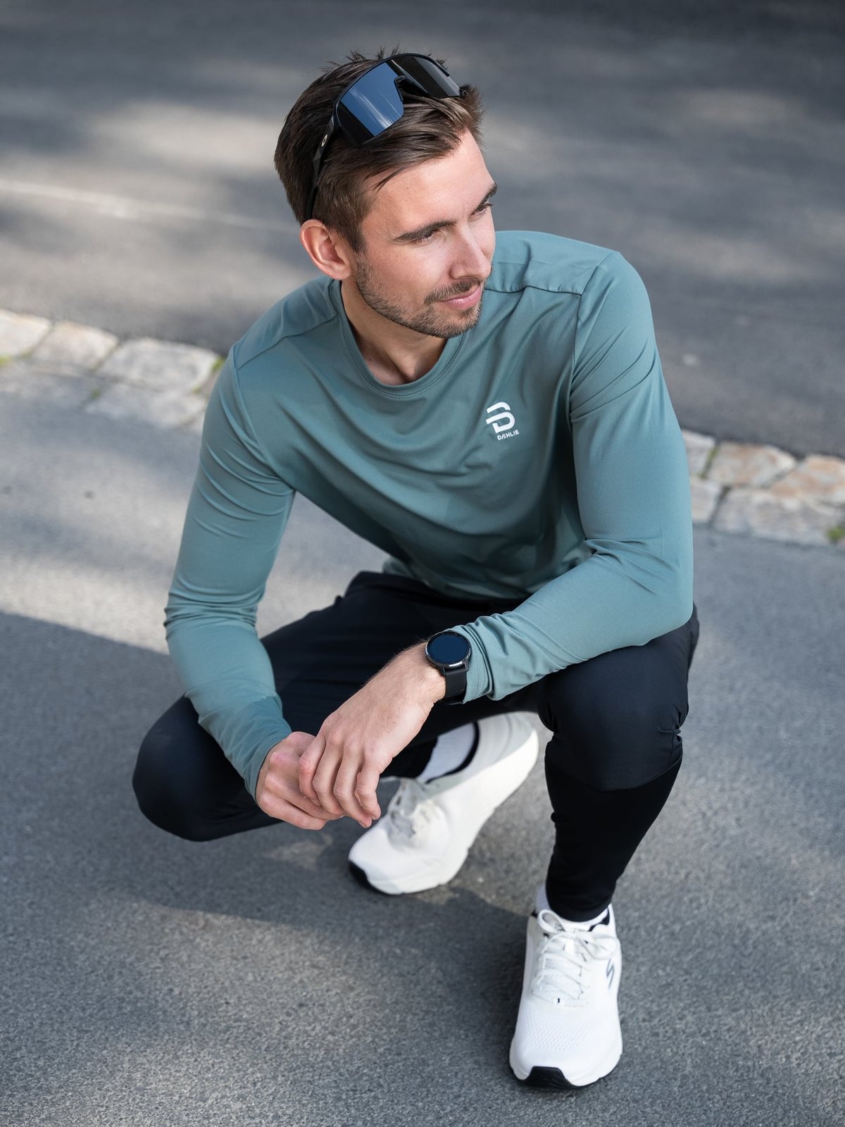 Dæhlie Long Sleeve Motion Dark Forest