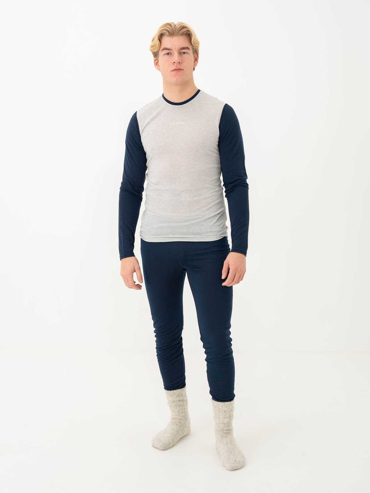 Dæhlie Activate Wool Mix Pants Navy