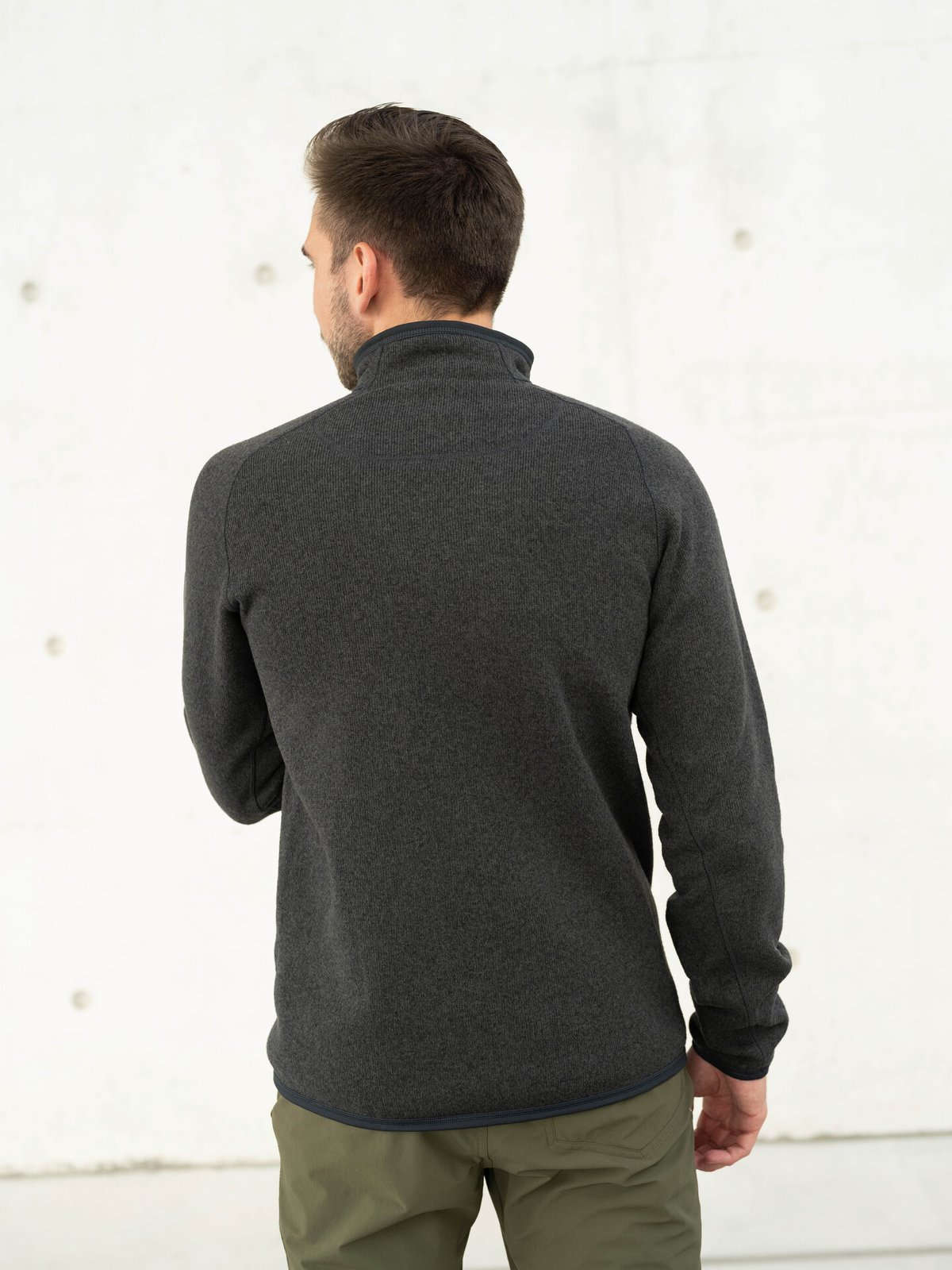 Bergans Kamphaug Knitted Jacket Dark Shadow Grey
