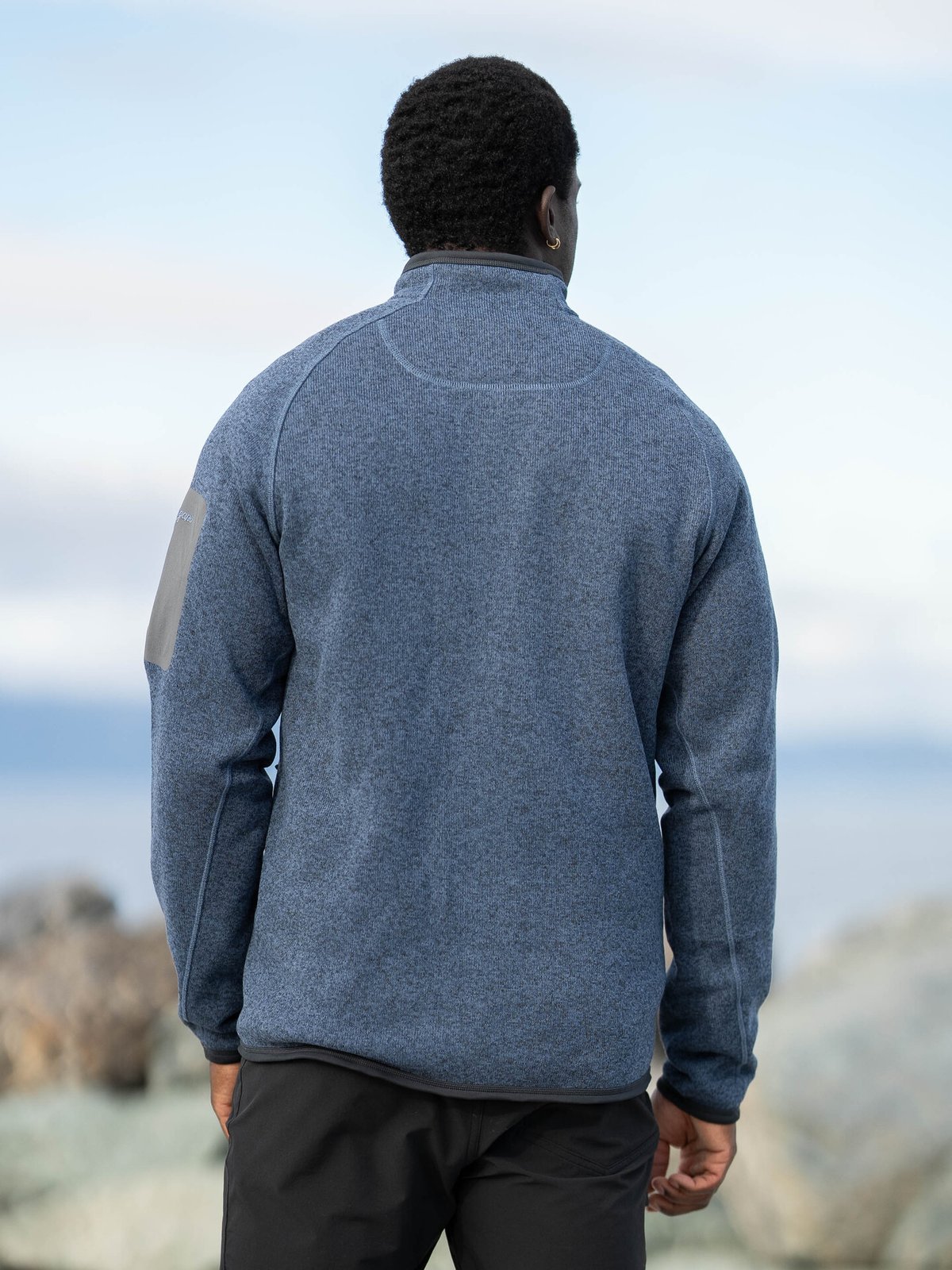 Bergans Kamphaug Knitted Jacket Granite Blue