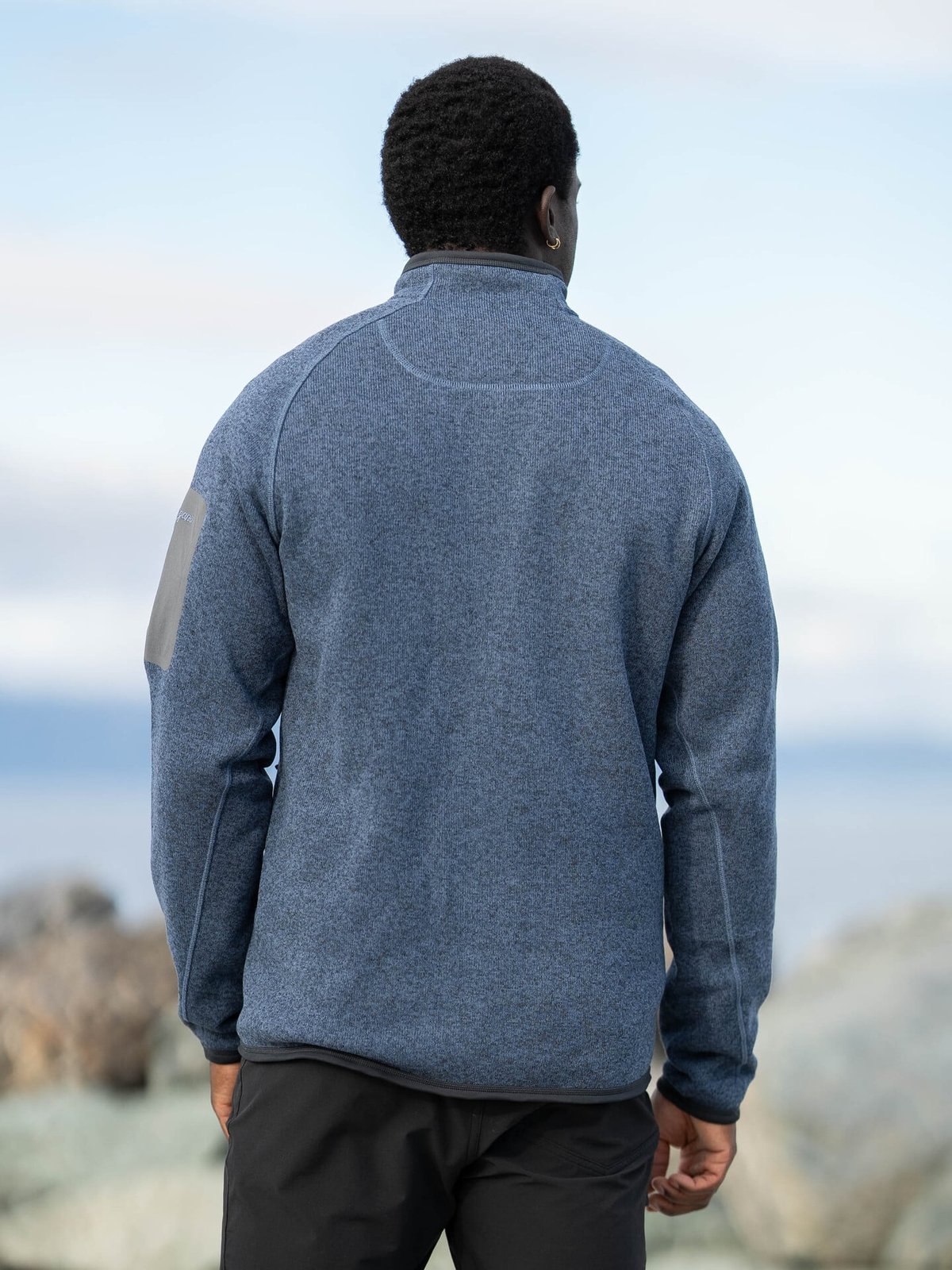 Bergans Kamphaug Knitted Jacket Granite Blue