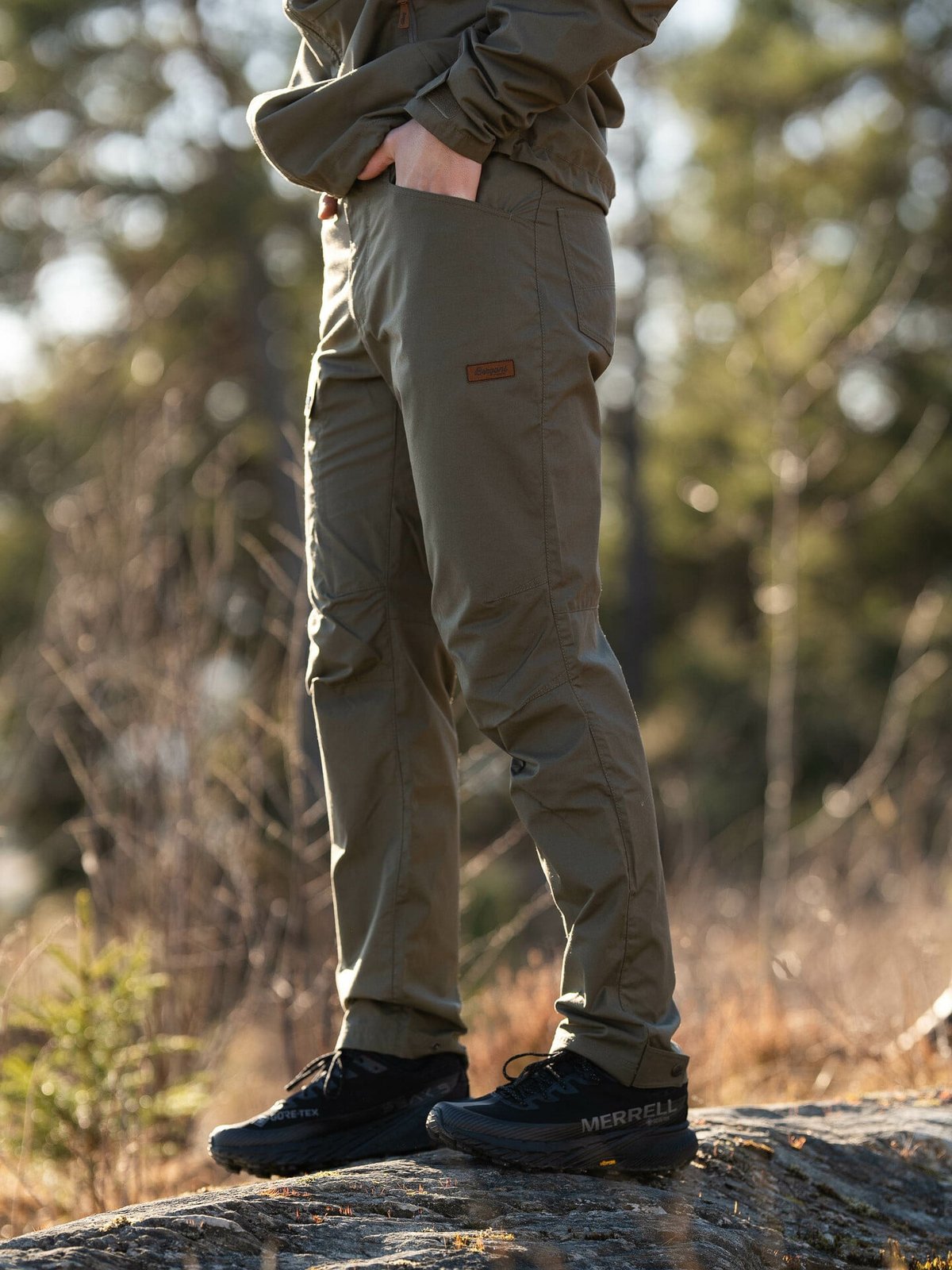 Bergans Nordmarka Leaf Light Pants Men Green Mud