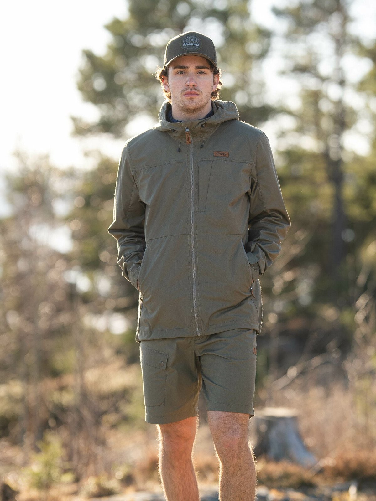 Bergans Nordmarka Epoch Flexfit Cap Green Mud