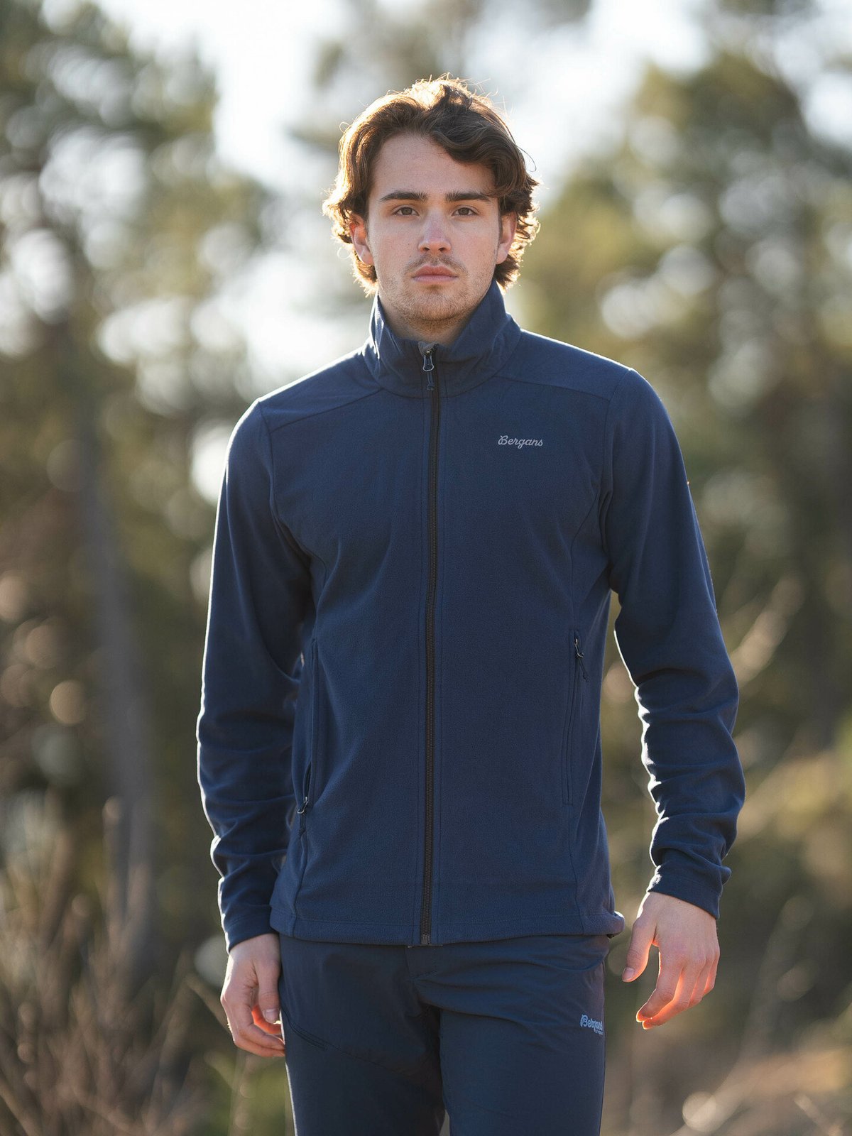 Bergans Finnsnes Fleece Jacket Navy Blue