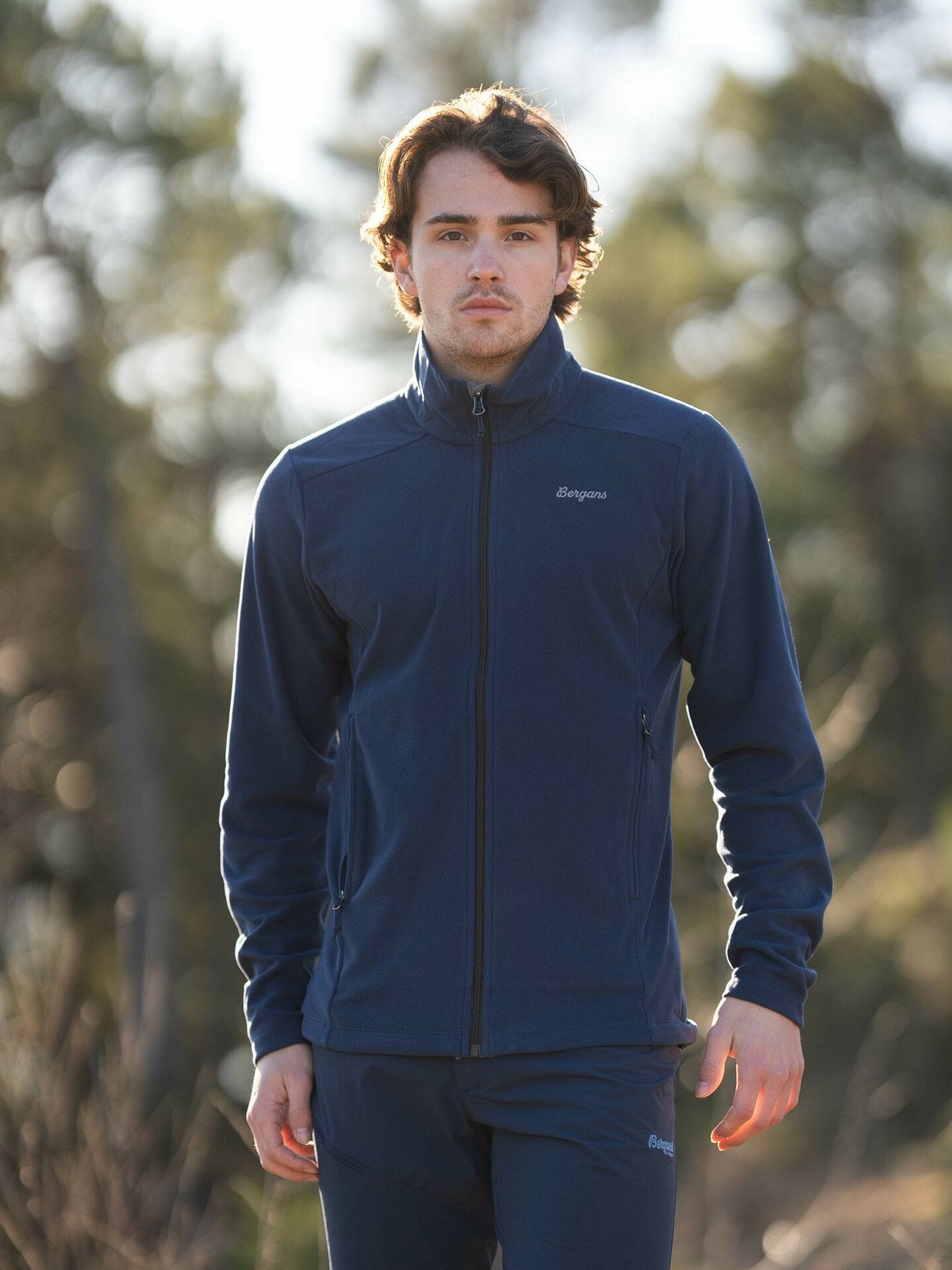 Bergans Finnsnes Fleece Jacket Navy Blue