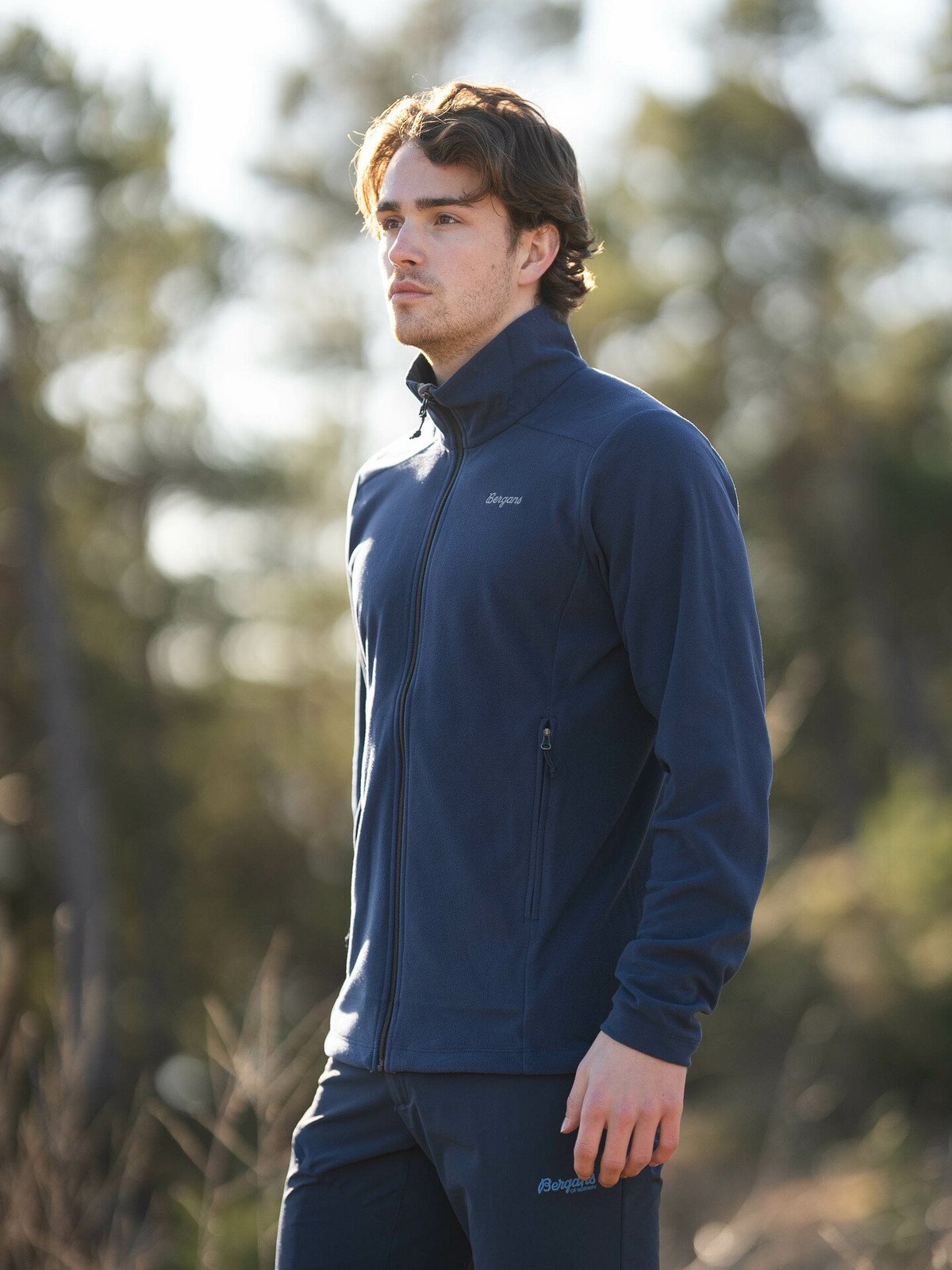 Bergans Finnsnes Fleece Jacket Navy Blue