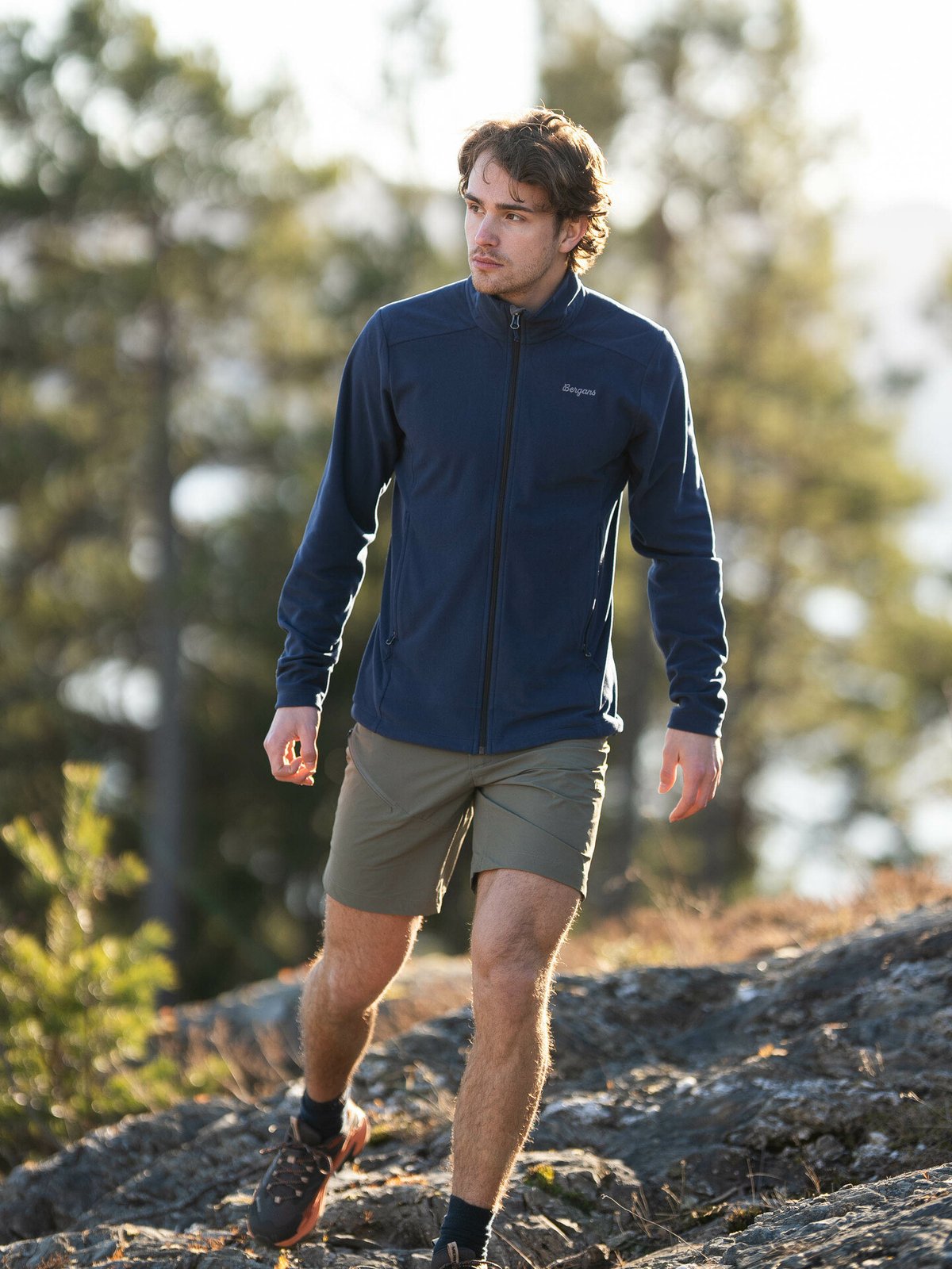 Bergans Finnsnes Fleece Jacket Navy Blue