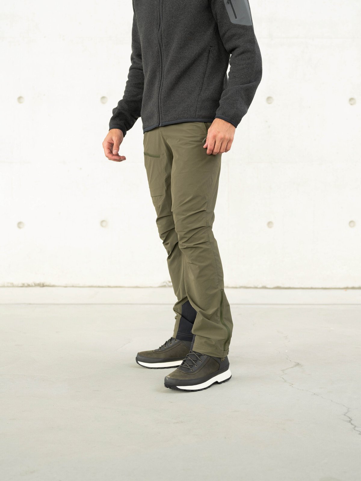 Bergans Breheimen Softshell Pants Dark Green Mud