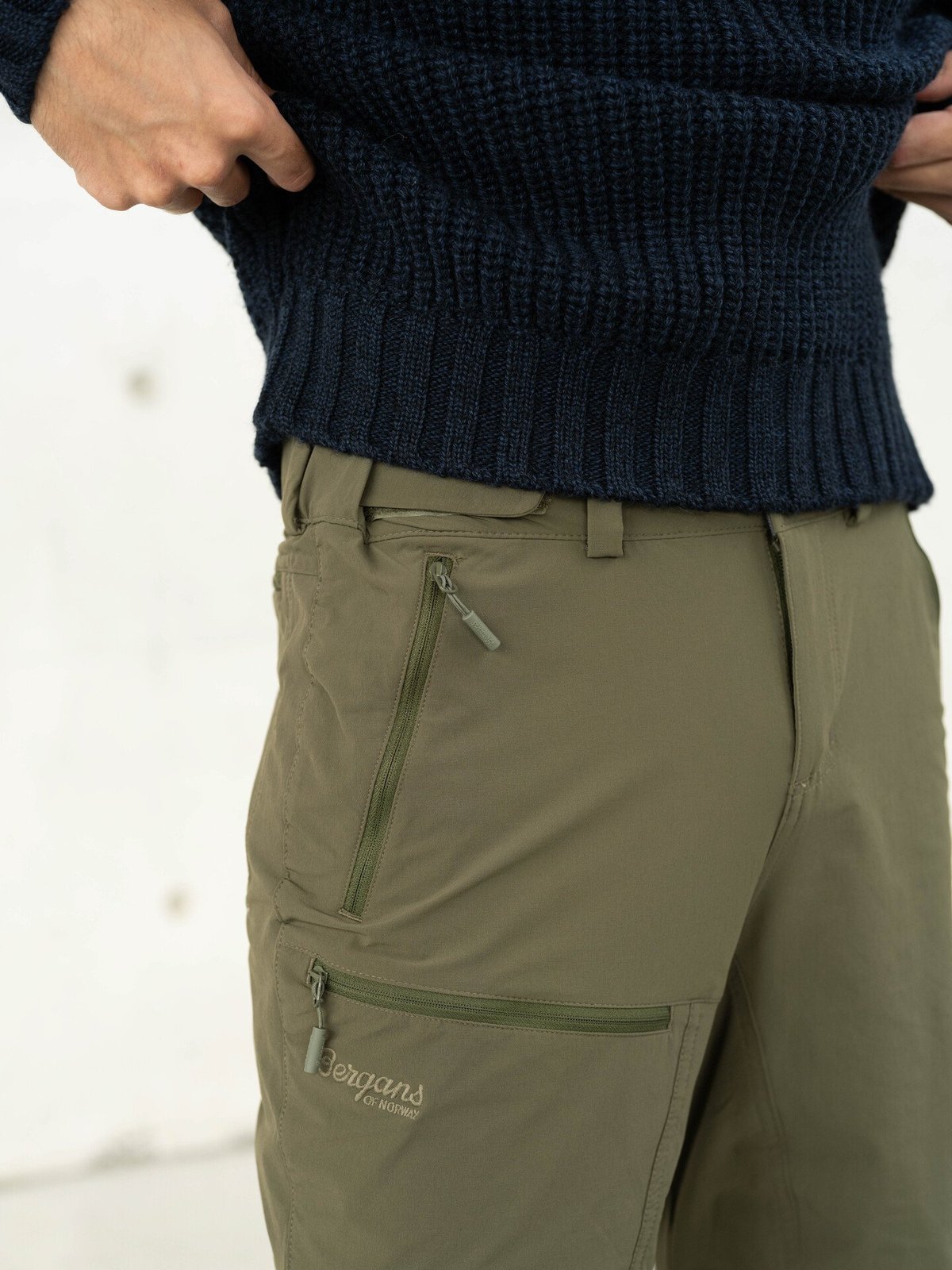 Bergans Breheimen Softshell Pants Dark Green Mud