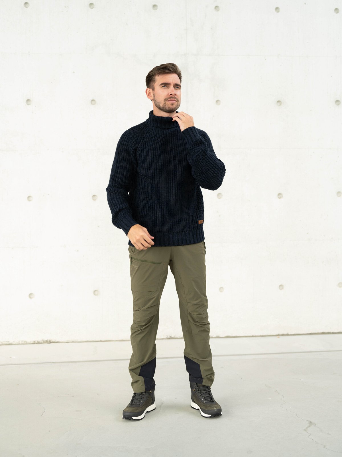 Bergans Breheimen Softshell Pants Dark Green Mud