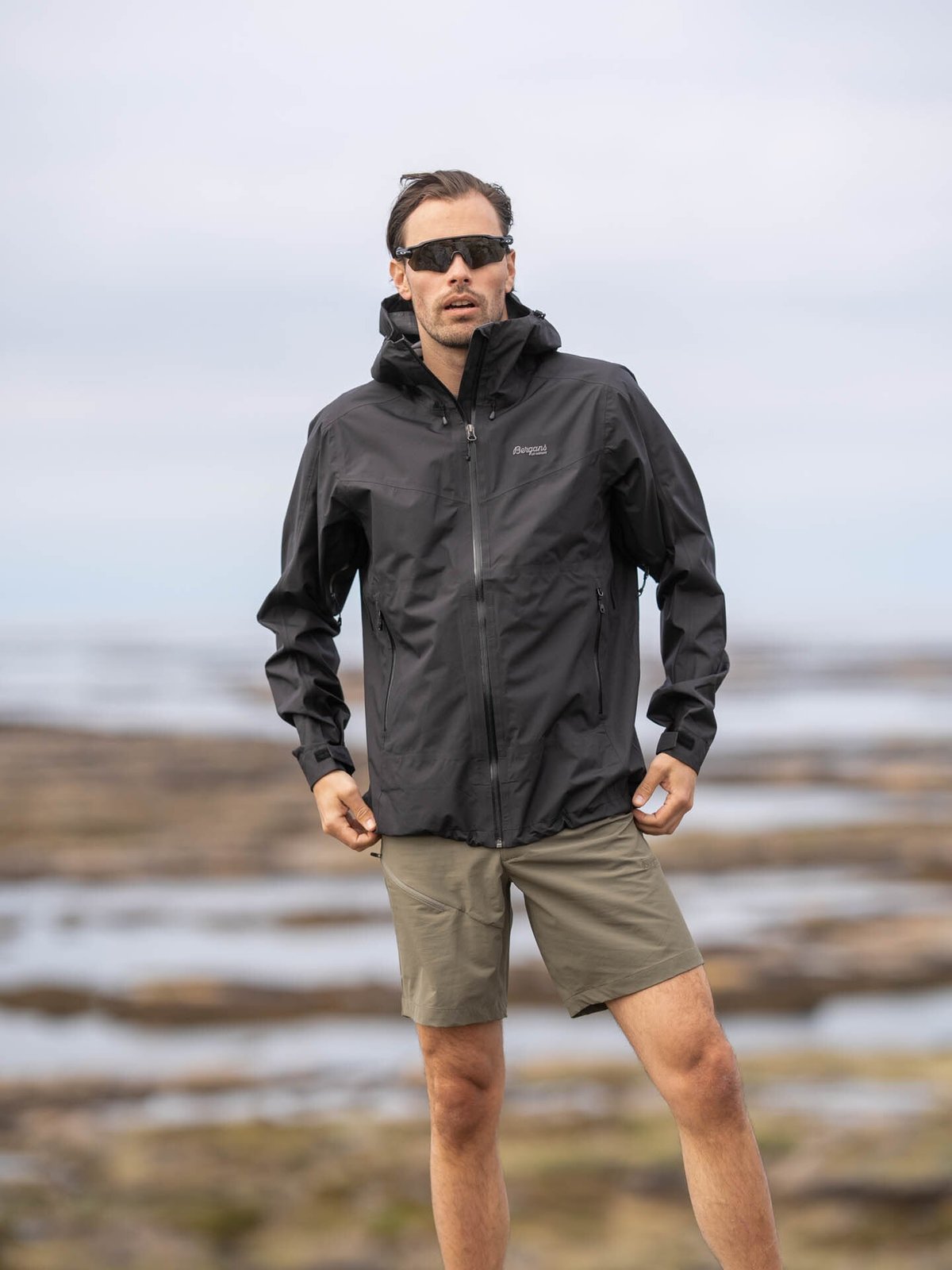Bergans Skar Light 3-lags Shell Jacket Men Black