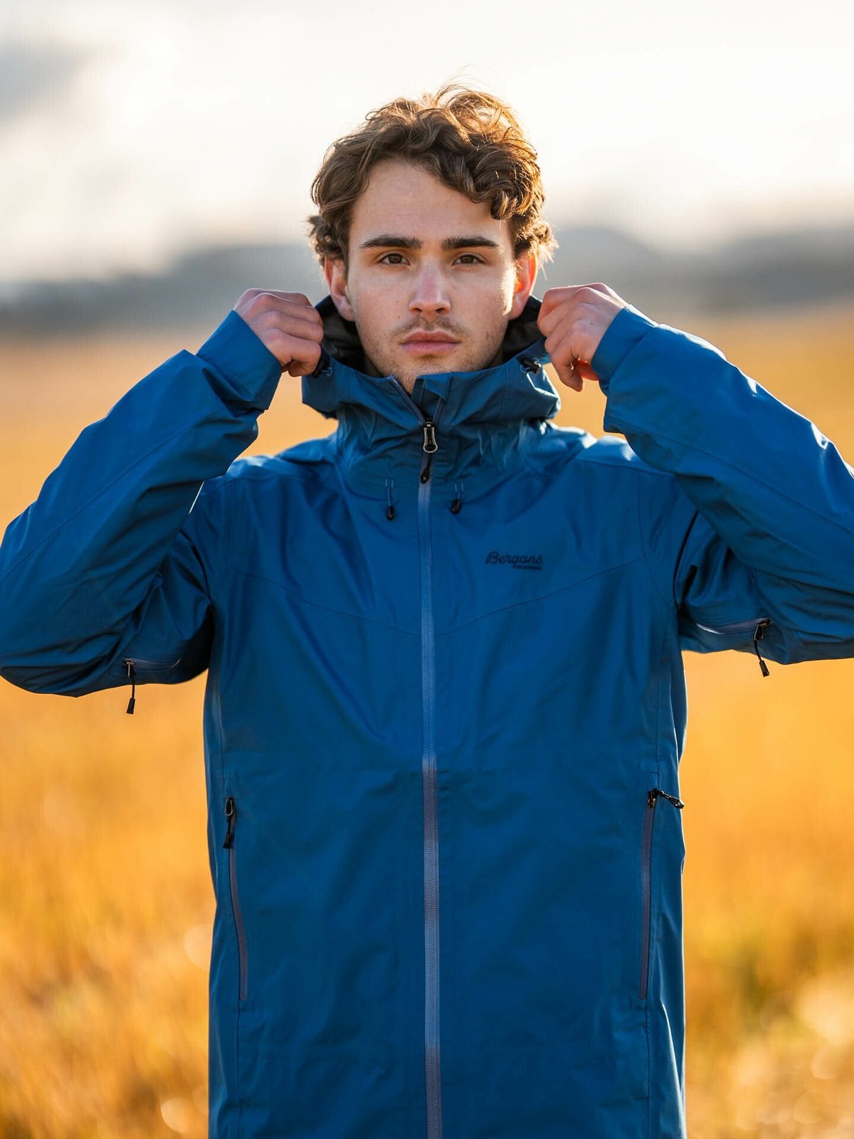 Bergans Skar Light 3-lags Shell Jacket Men North Sea Blue