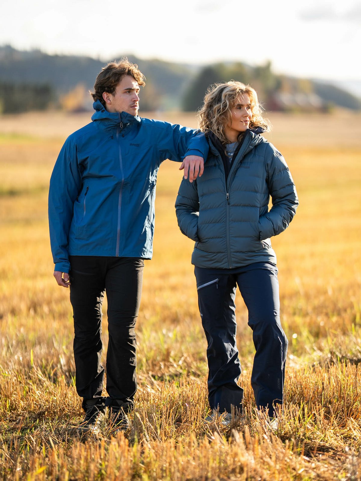 Bergans Skar Light 3-lags Shell Jacket Men North Sea Blue