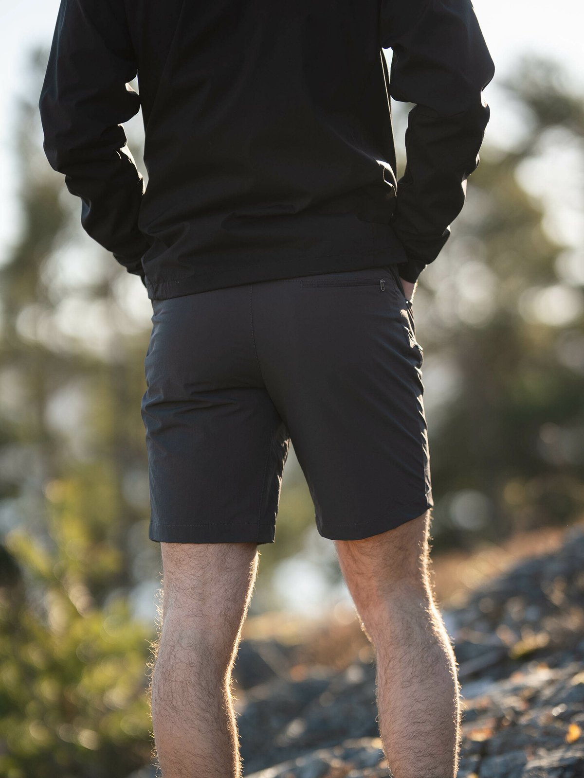 Bergans Vandre Light Softshell Shorts Men Dark Shadow Grey