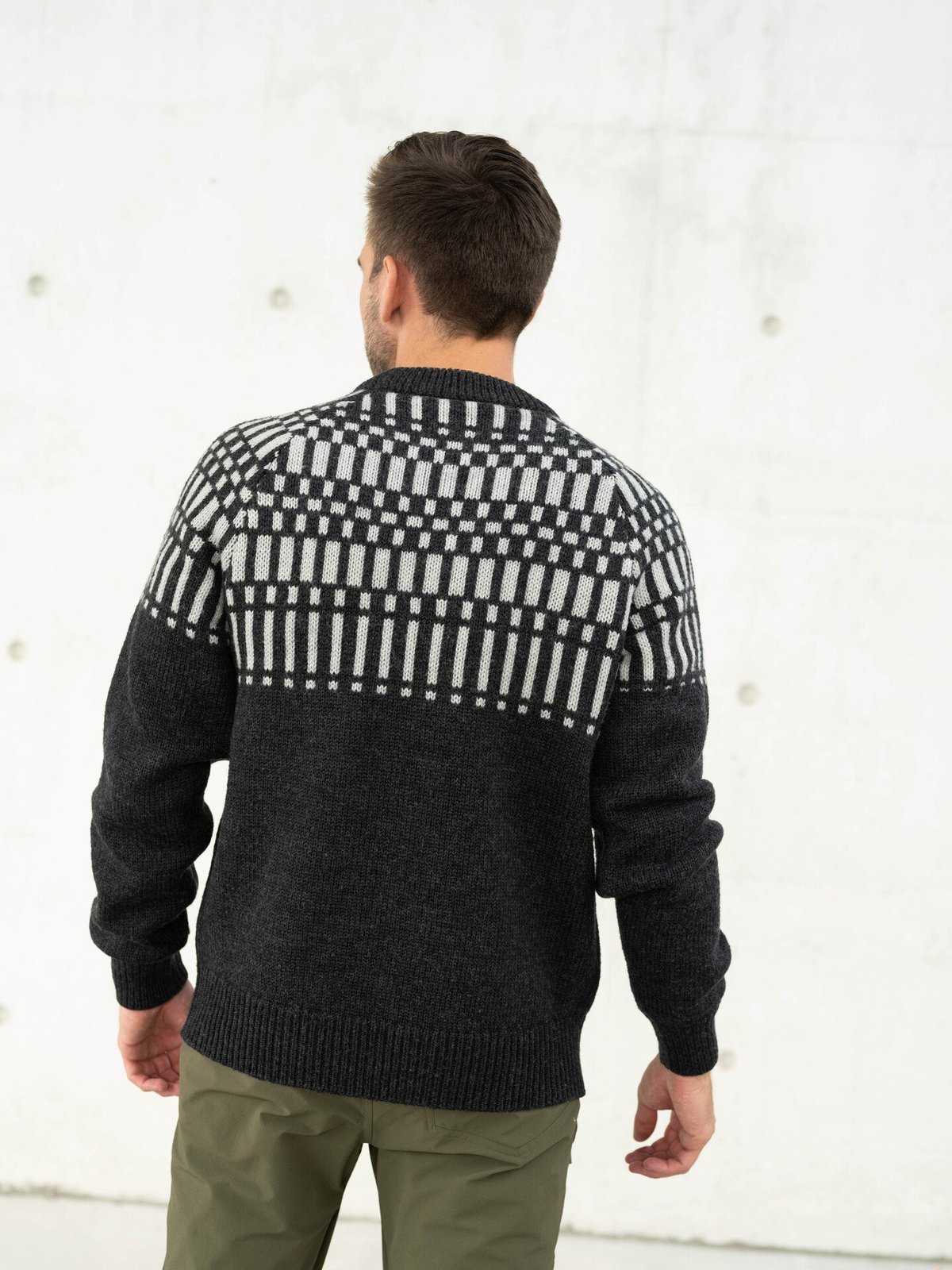 Bergans Nordmarka Merino Jumper Men Dark Shadow Grey