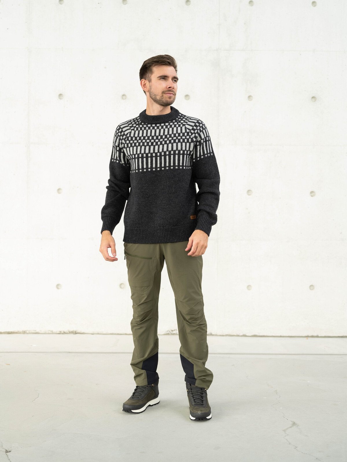 Bergans Nordmarka Merino Jumper Men Dark Shadow Grey