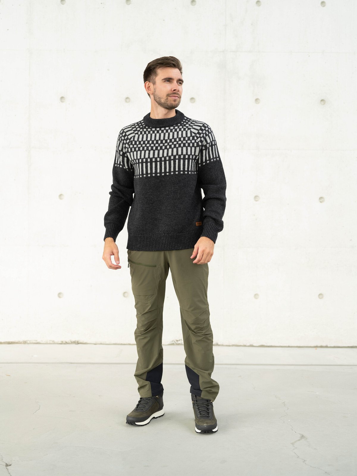 Bergans Nordmarka Merino Jumper Men Dark Shadow Grey