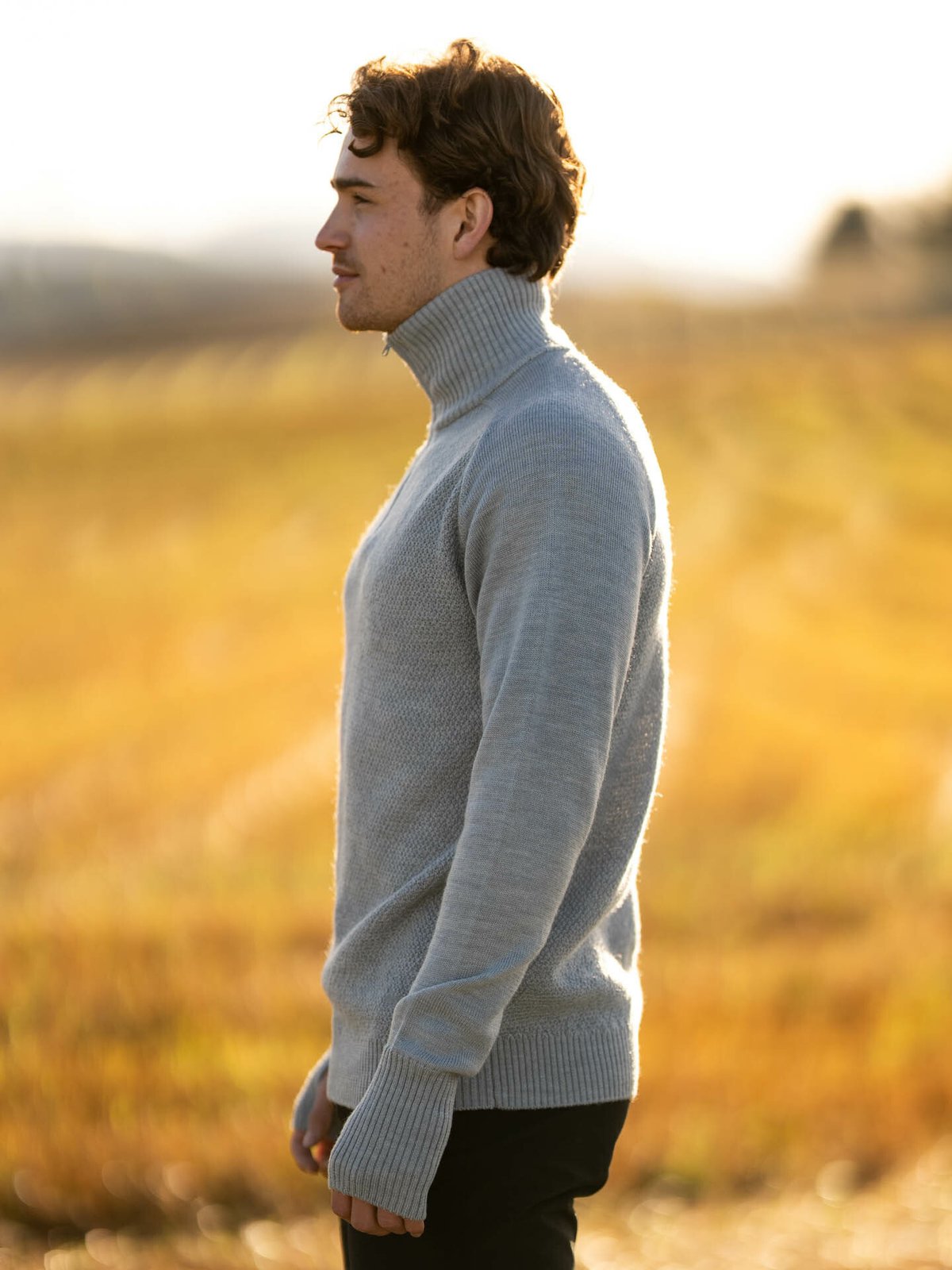 Bergans Ulriken Light Merino Jumper Men Magnesium Grey