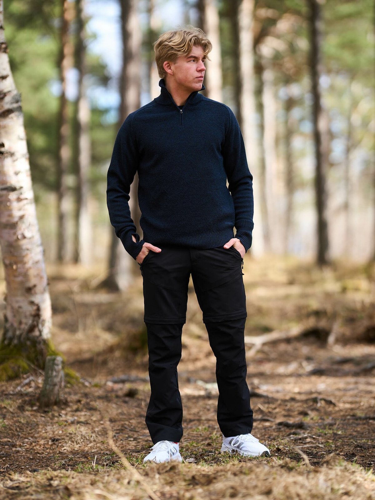 Bergans Ulriken Light Merino Jumper Men Navy Blue