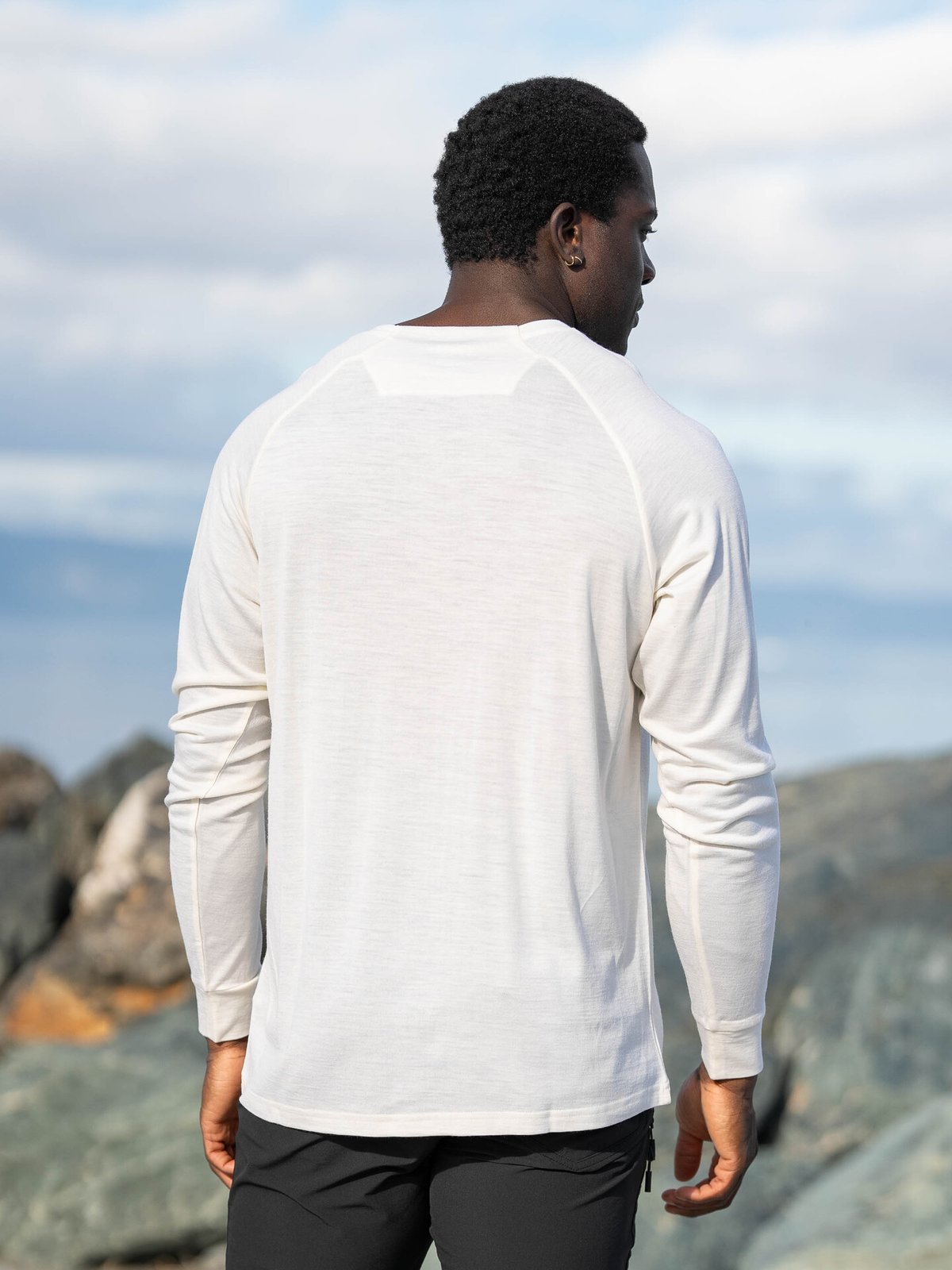 Bergans Lysebu Wool Henley Vanilla White