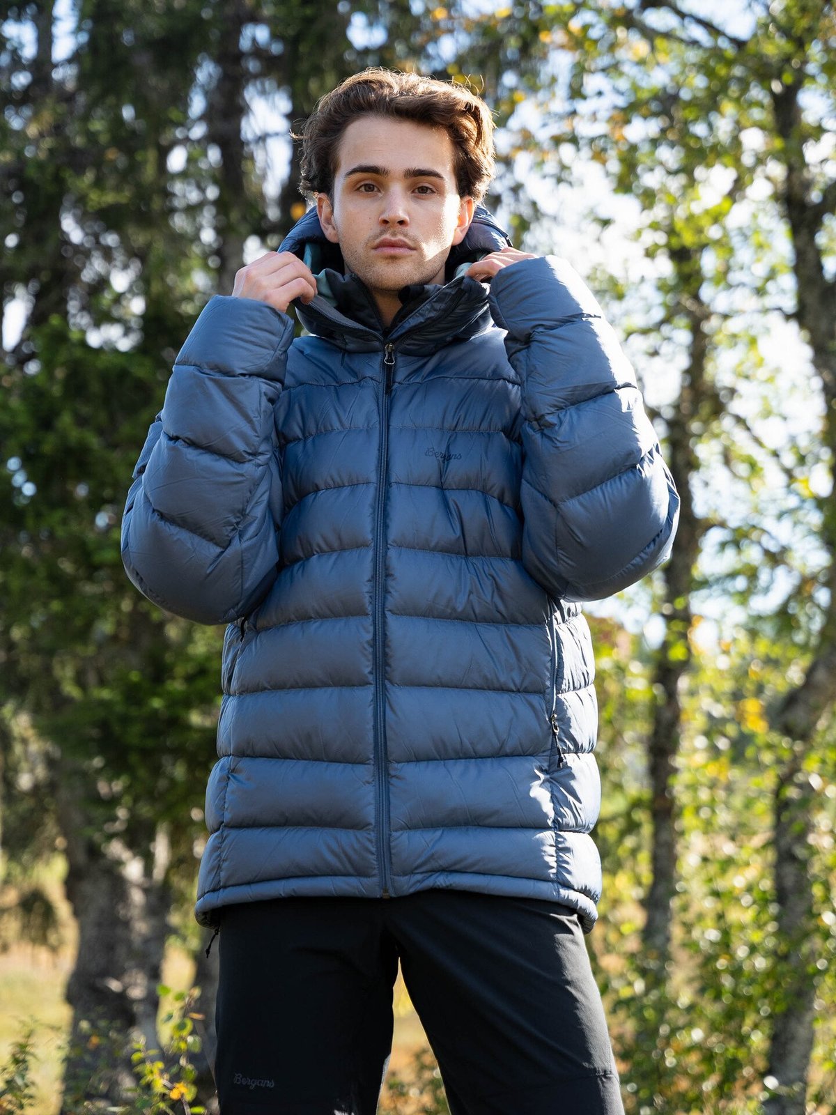 Bergans Vaagaa Allround Down Jacket Men Granite Blue
