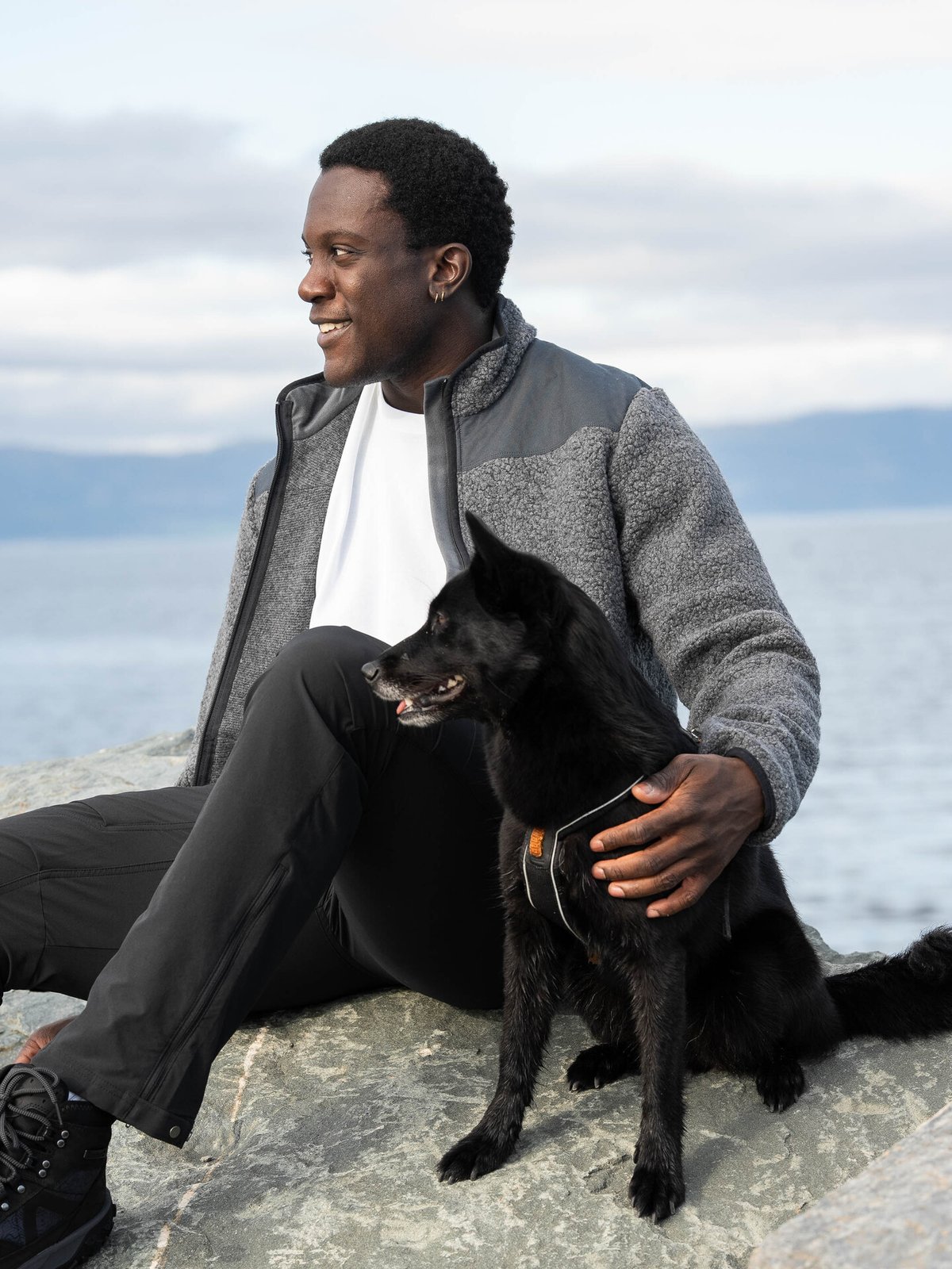 Bergans Nordmarka ReWool Pile Midlayer Jacket Solid Dark Grey