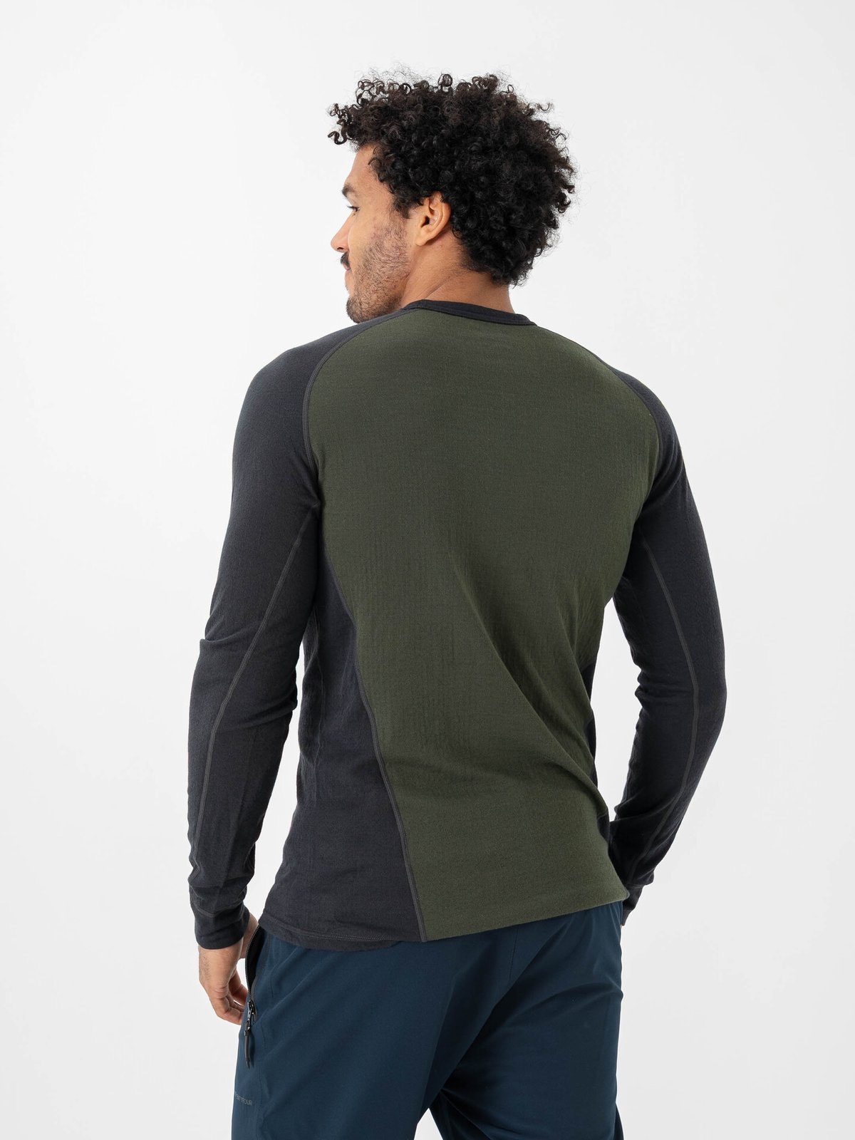 Bergans Inner:Dual Merino Long Sleeve Men Pine Forest