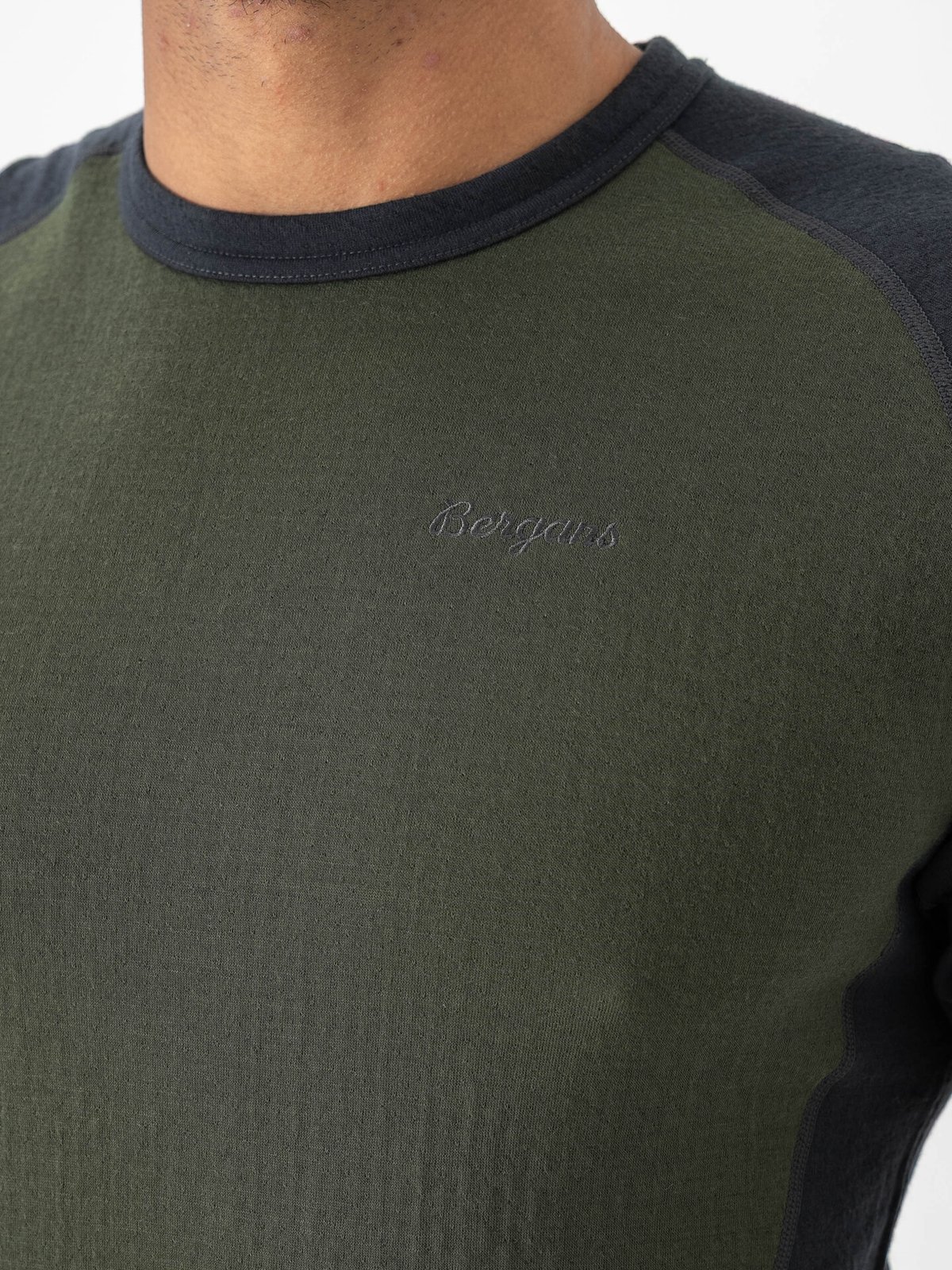 Bergans Inner:Dual Merino Long Sleeve Men Pine Forest