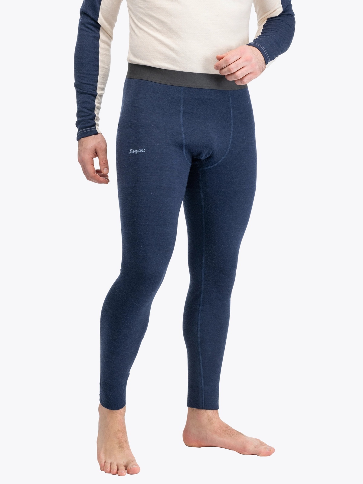 Bergans Inner:Dual Merino Tights Men Navy Blue