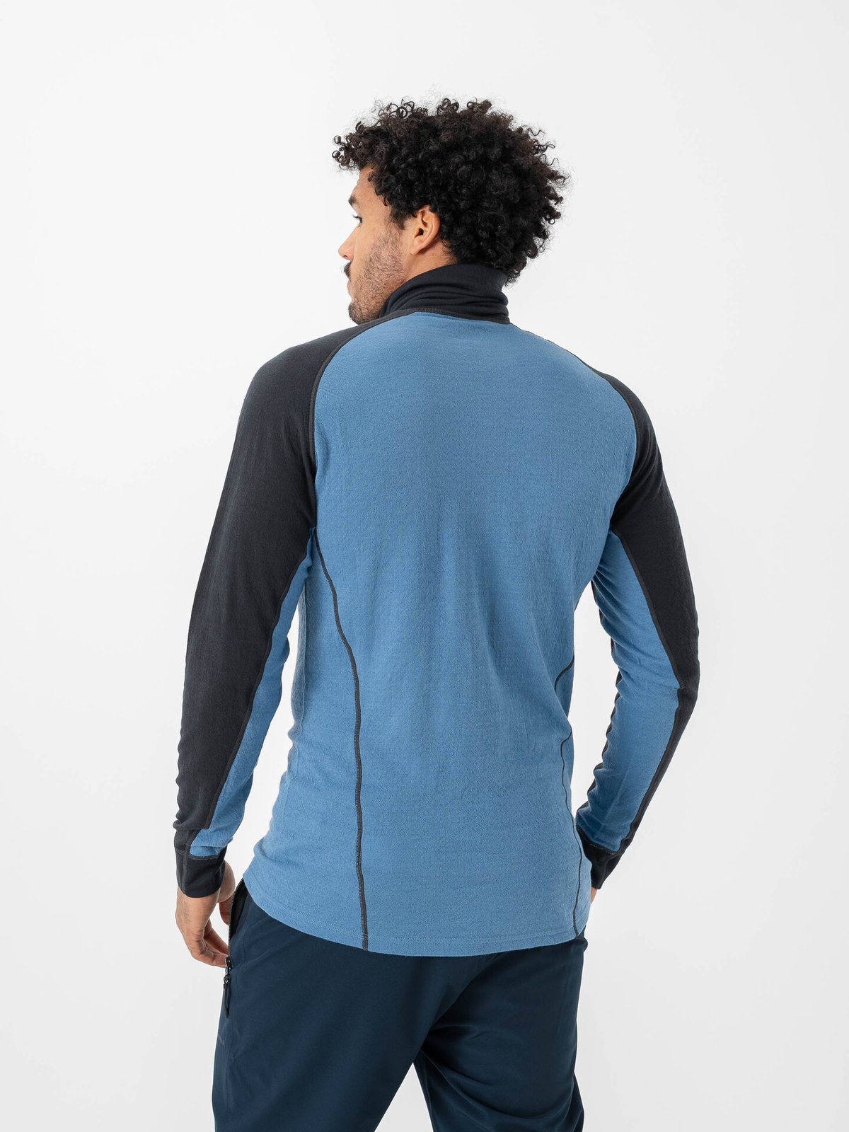 Bergans Inner:Dual Merino Half Zip Men Elemental Blue