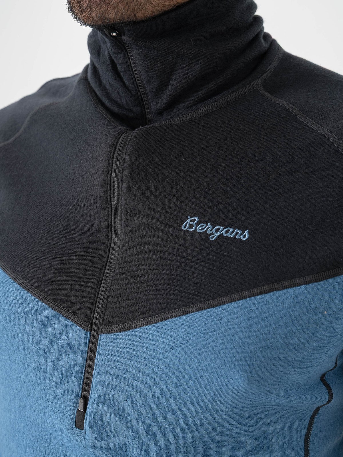 Bergans Inner:Dual Merino Half Zip Men Elemental Blue