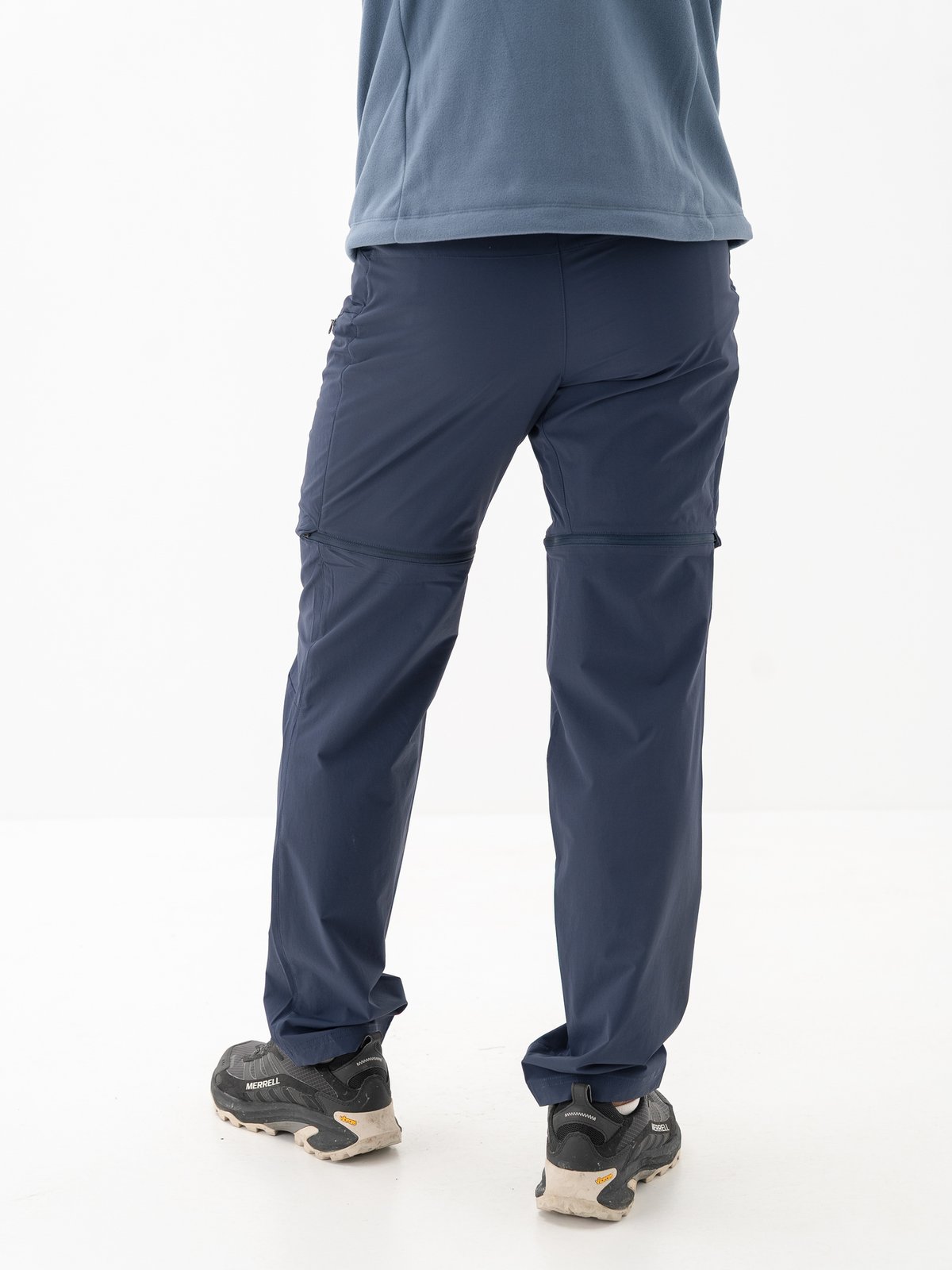 Bergans Convertible Zip-Off Softshell Pants Men Navy Blue
